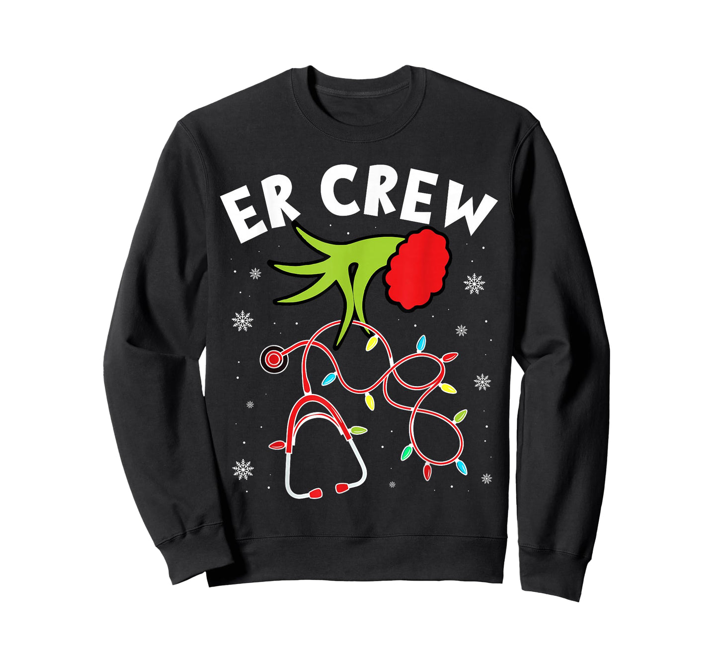 Emergency Room Christmas Er Crew Nurse Xmas Holiday Nursing T-Shirt
