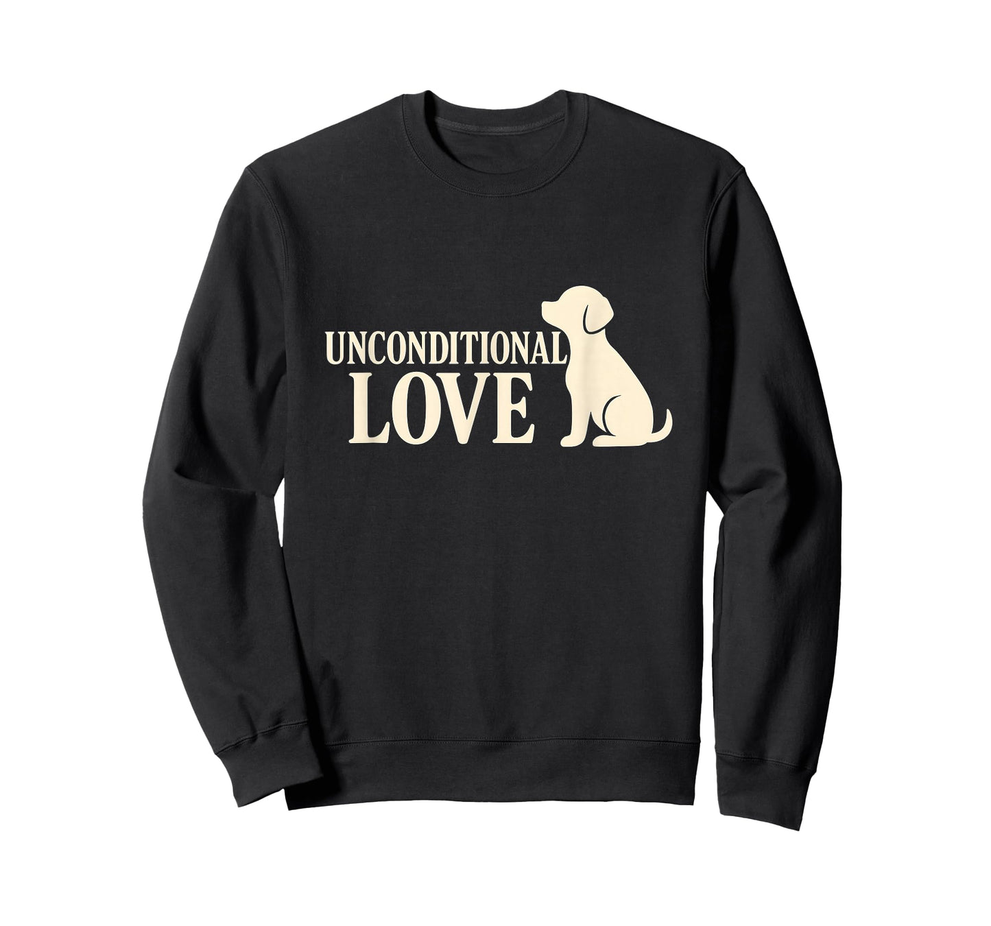 Unconditional Love Dog Silhouette T-Shirt