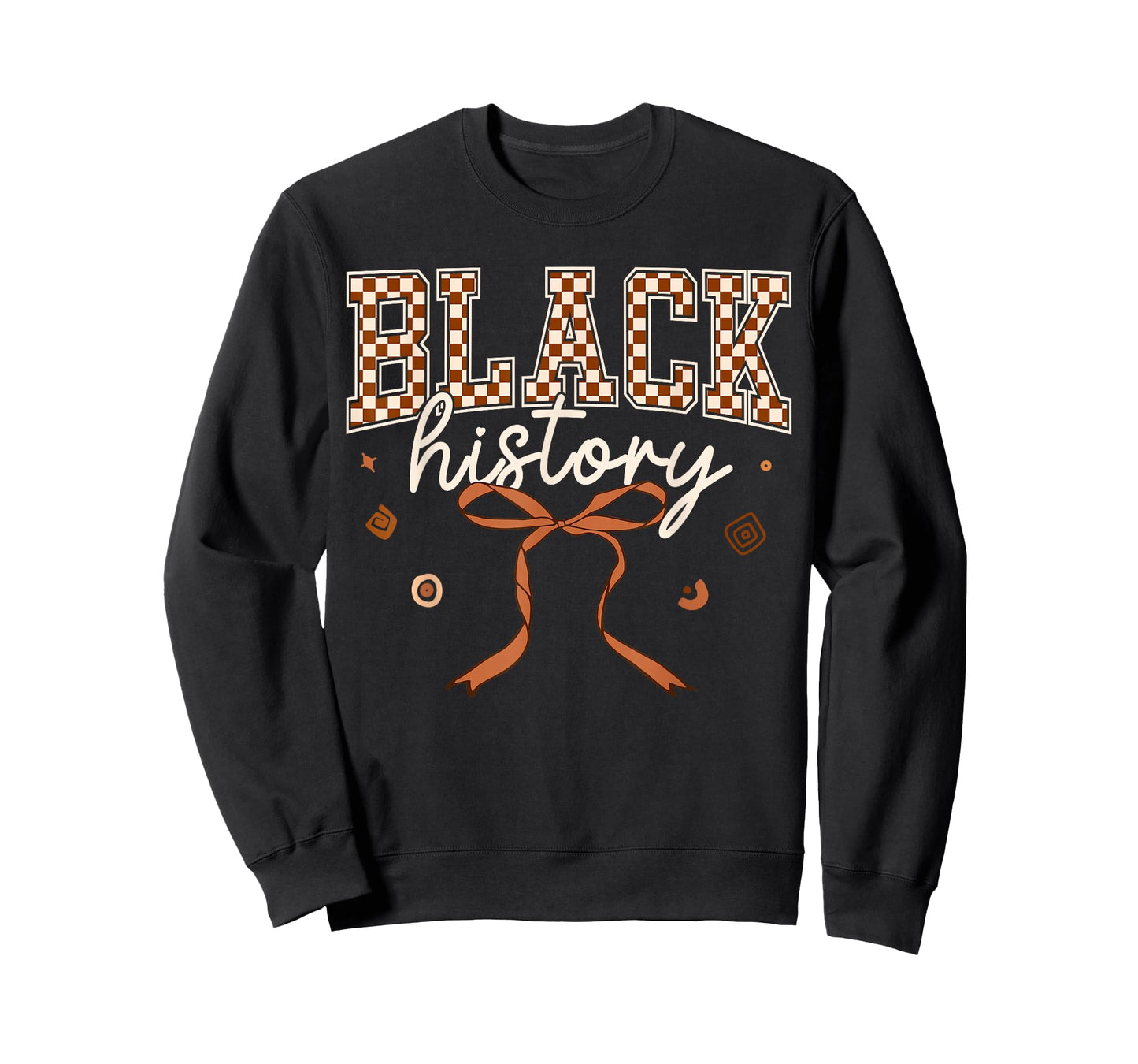 Black History Coquette Bow African American Girl Women Kid T-Shirt