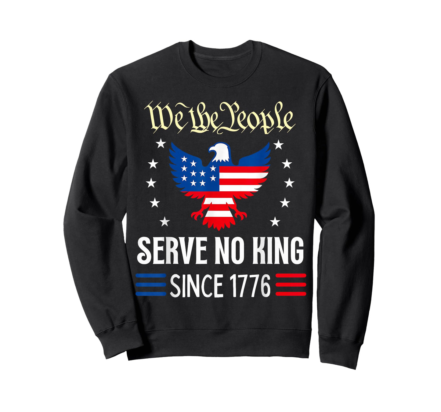Serve No King Since 1776 Eagle USA T-Shirt