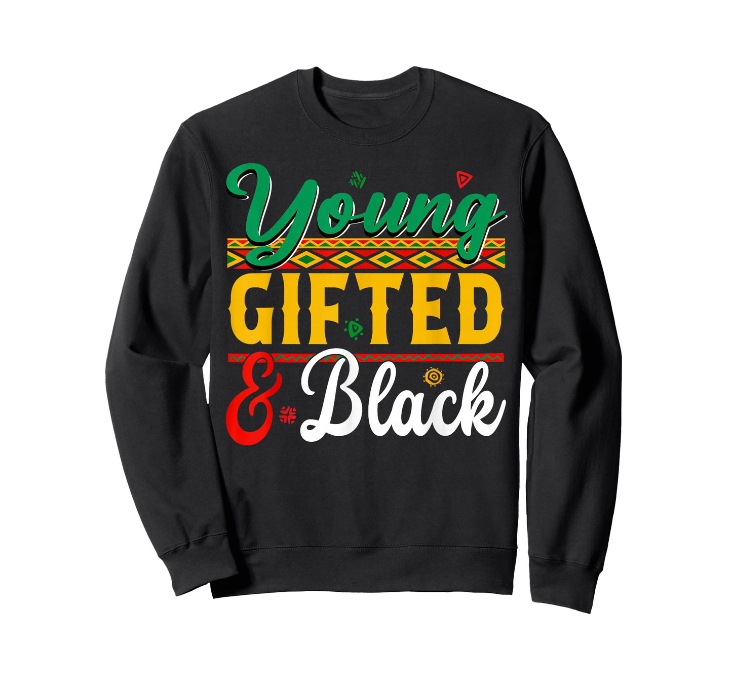 Black History Month African Young Gifted Black Men Boy Kid T-Shirt