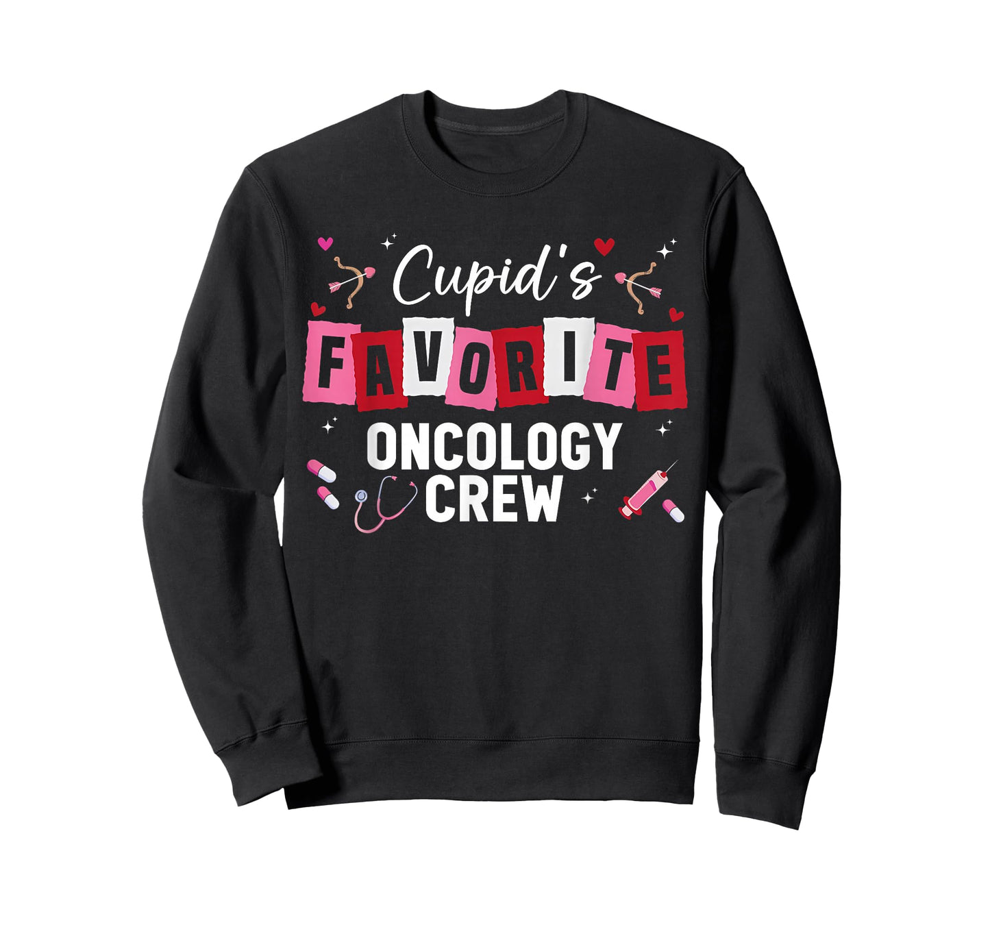 Cupid's Favorite Oncology Crew Nurse Valentine Day Hemonc T-Shirt