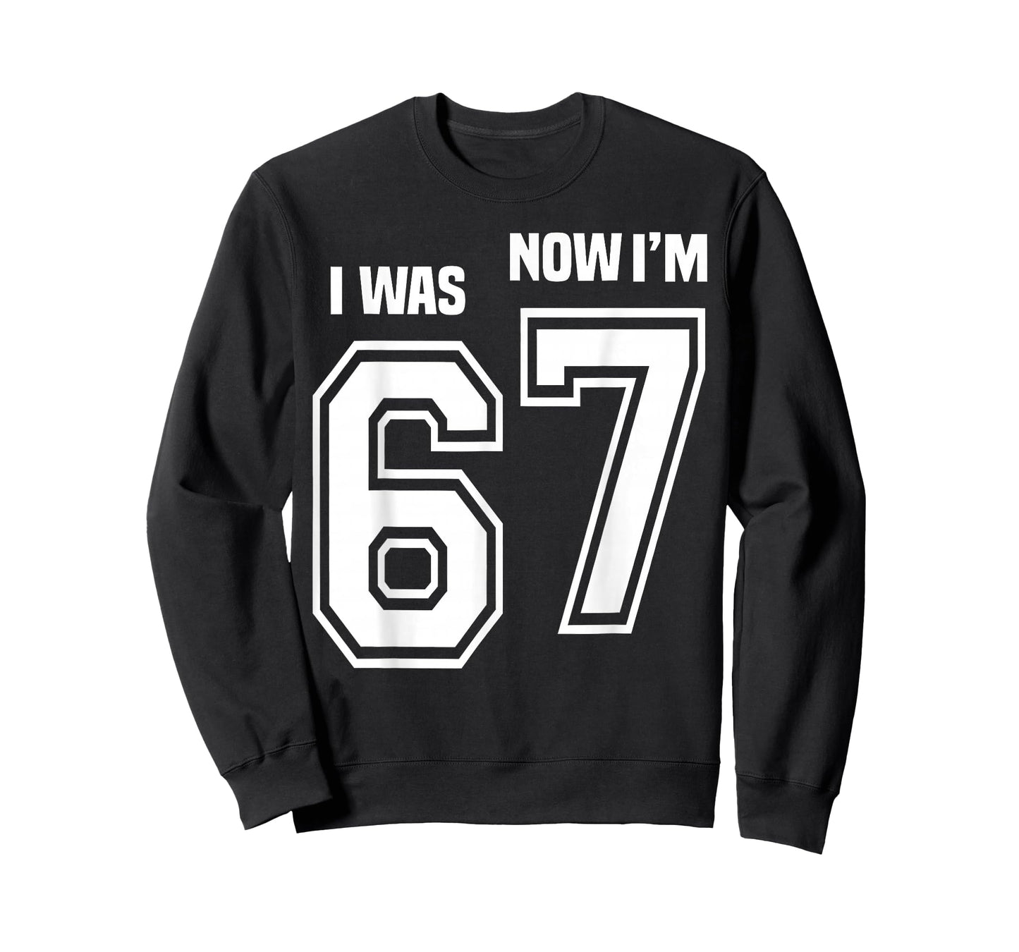 7 Year Old Birthday I was 6 Now I'm 7 67 Funny for Kids T-Shirt
