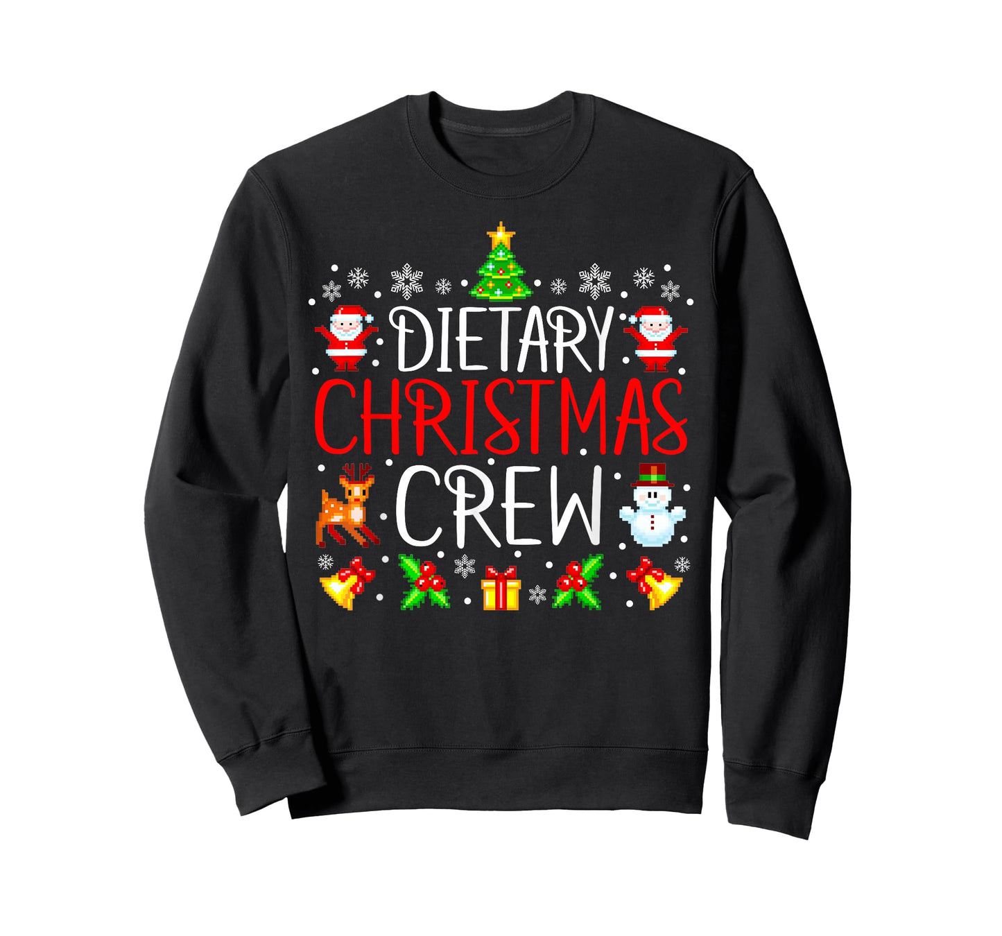 Dietary Christmas Crew Matching Xmas T-Shirt