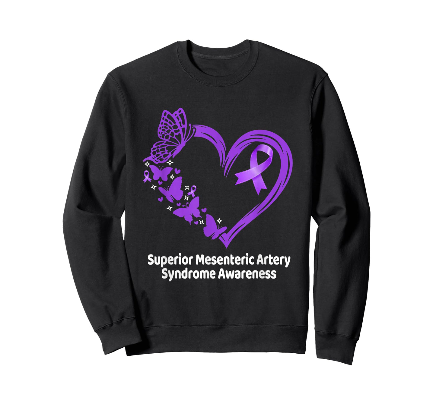 Superior Mesenteric Artery Syndrome SMAS Awareness Heart T-Shirt