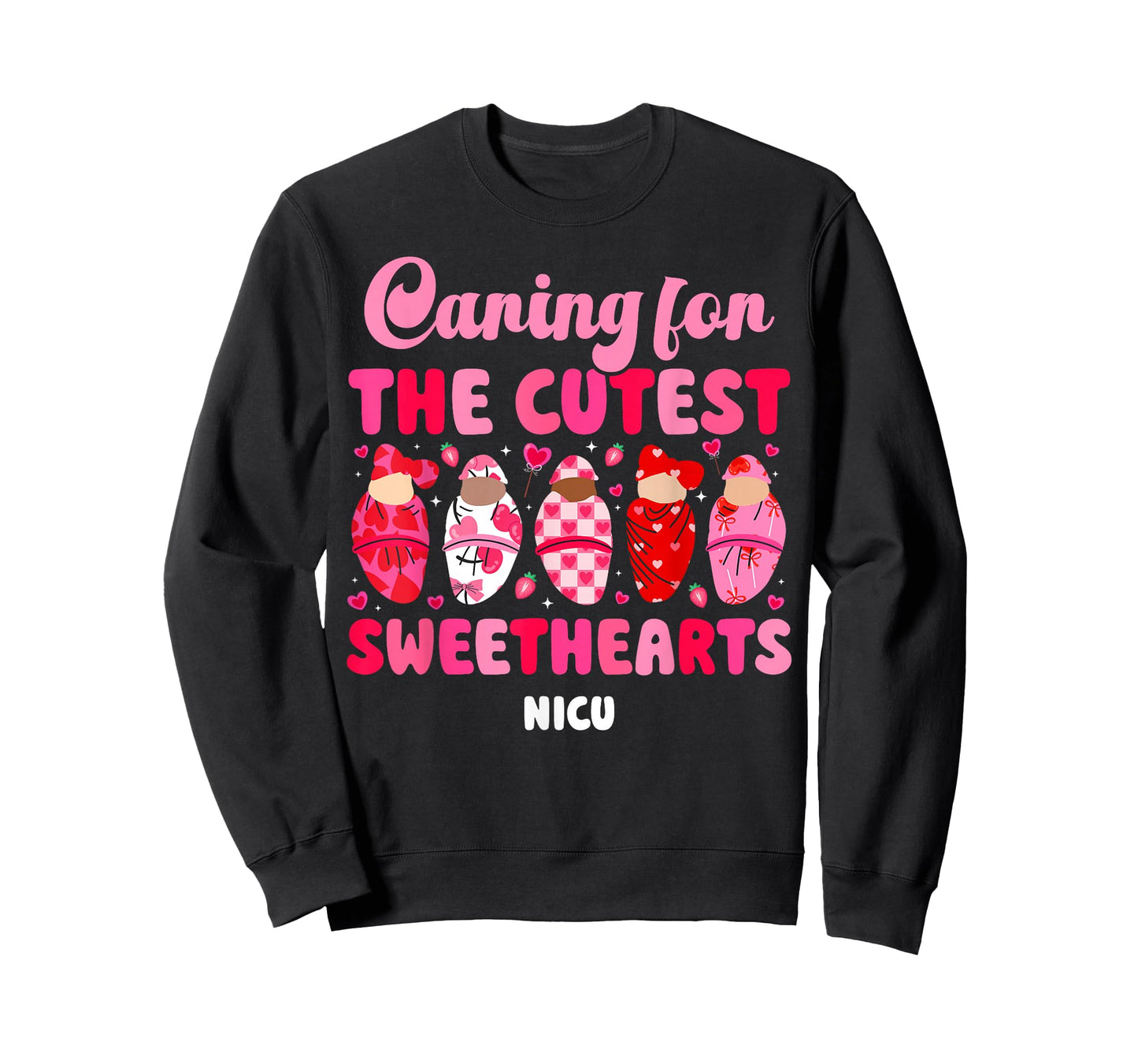 Valentine NICU Nurse Valentines Day Neonatal ICU Nurse T-Shirt