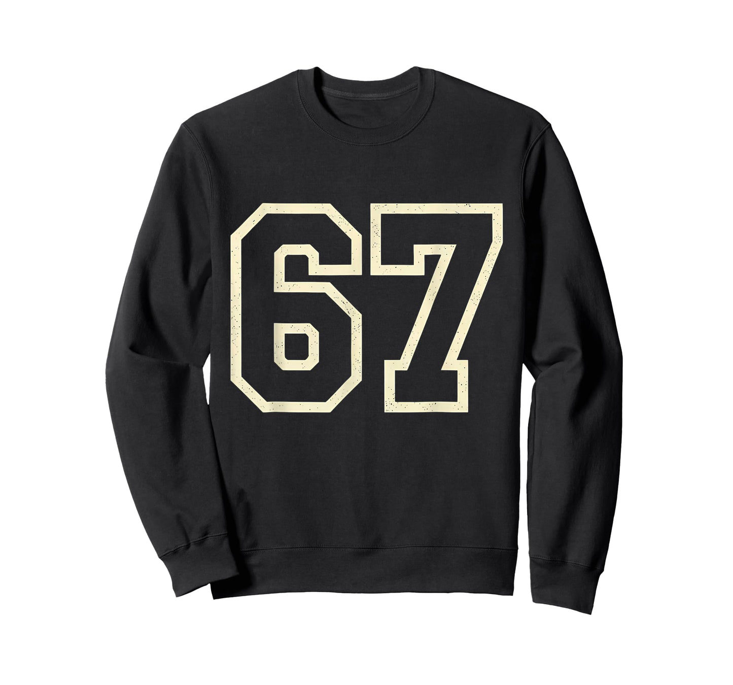 Vintage Six Seven Funny 67 Meme Retro 6 7 Number T-Shirt