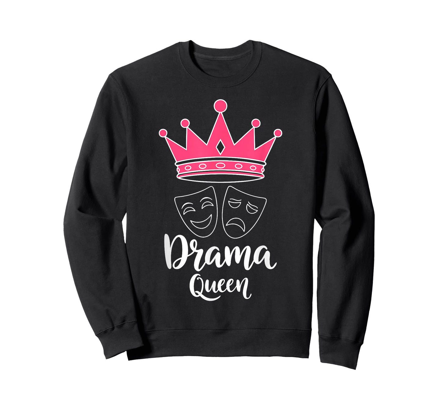 Theatre Musical Drama Queen Stage Actress Comedy Tragedy T-Shirt