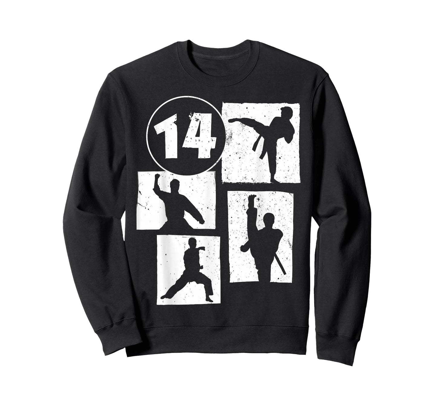 14th Birthday Karate Taekwondo 14 Years Old Boy Martial Arts T-Shirt