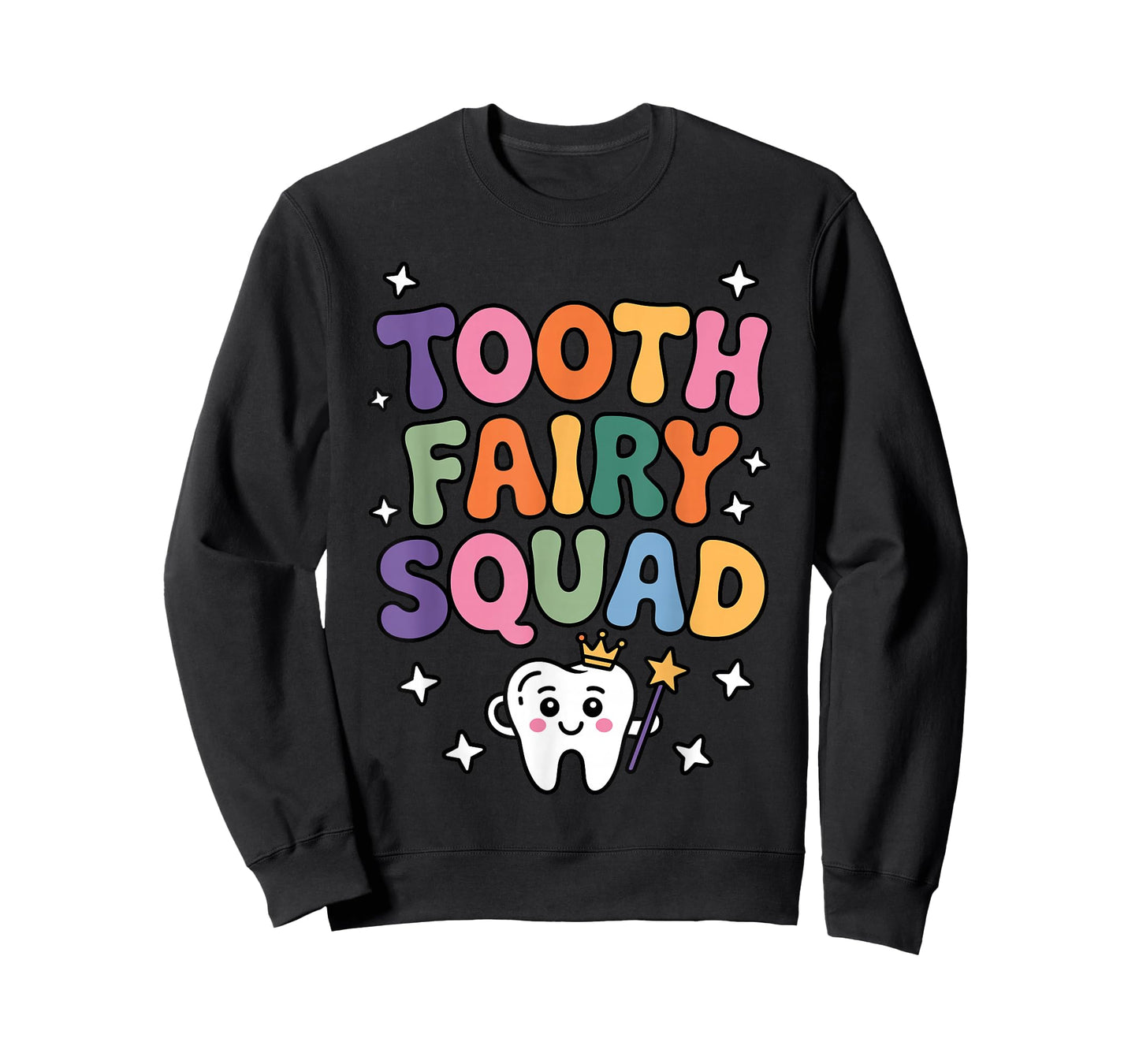 Cute Tooth Fairy Costume for Men Women Kids Teeth Toothfairy T-Shirt