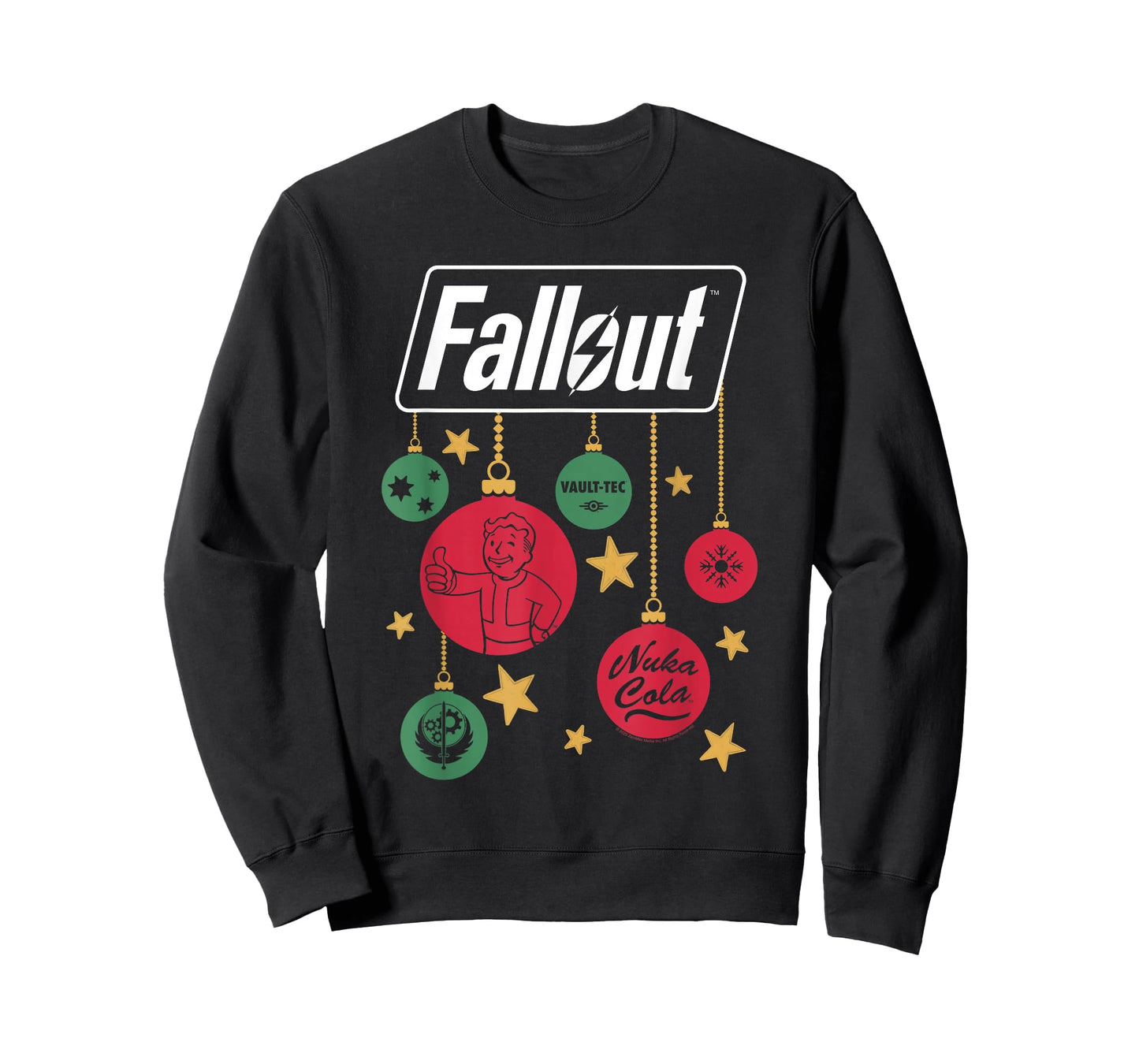 Fallout Logo Christmas Ornaments Video Game T-Shirt