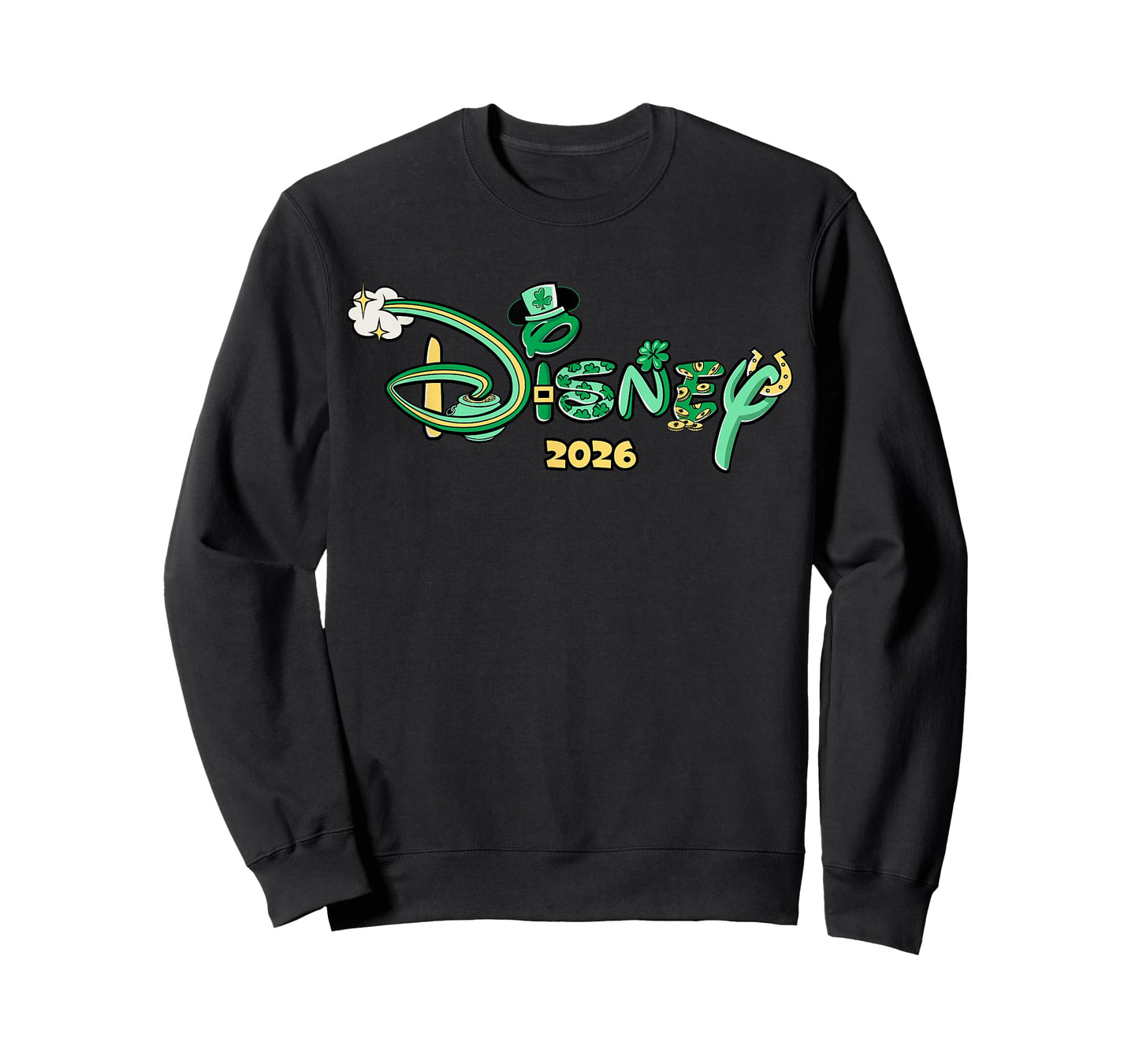 Disney St. Patrick's Day 2026 Matching Trip Vacation Logo T-Shirt