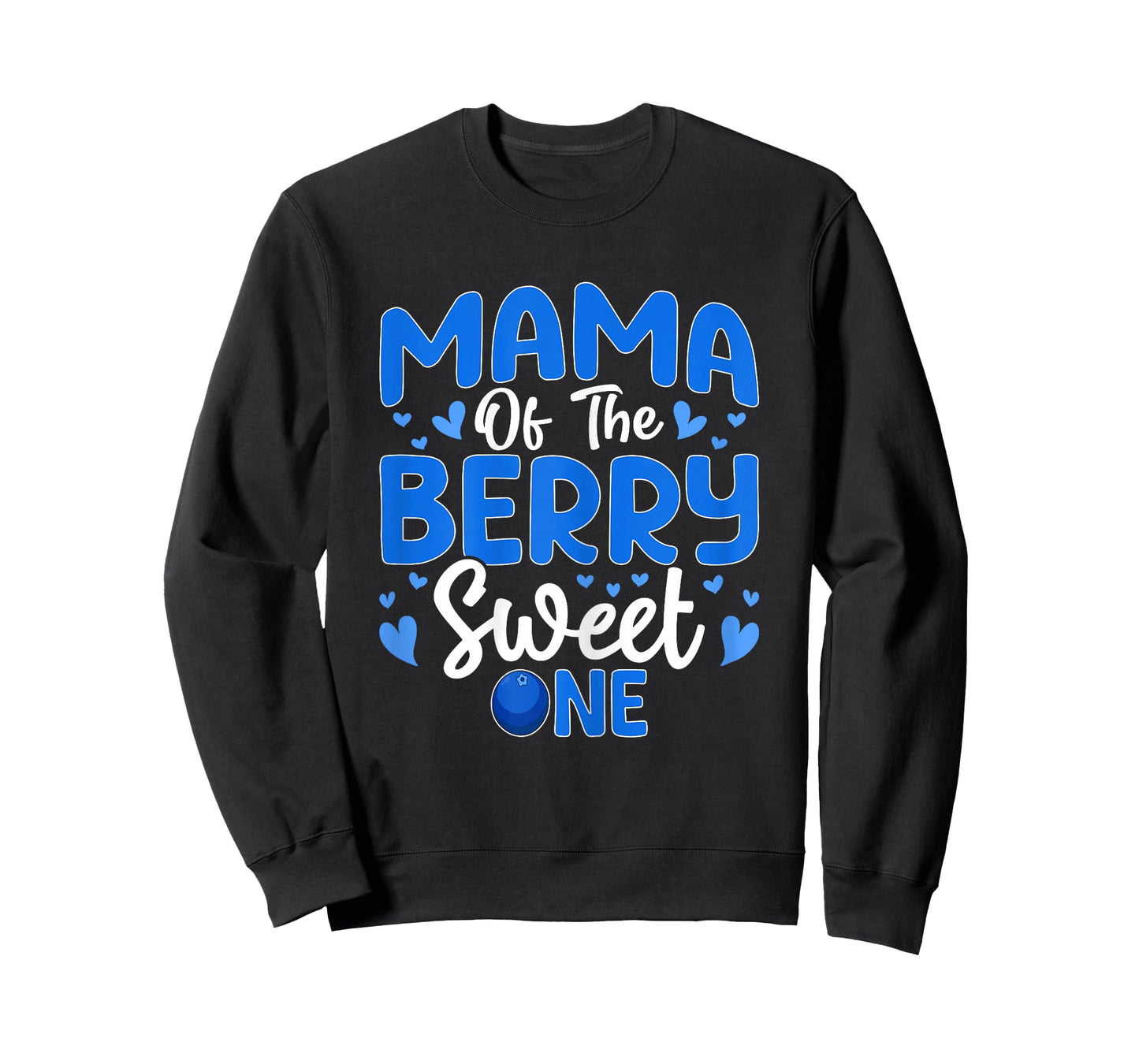 Mama of The Berry Sweet One - Blueberry Mom 1st Birthday T-Shirt