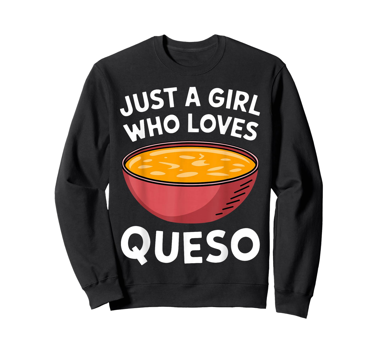 Cool Queso Art for Girls Women Mexican Cheese Lover Queso T-Shirt
