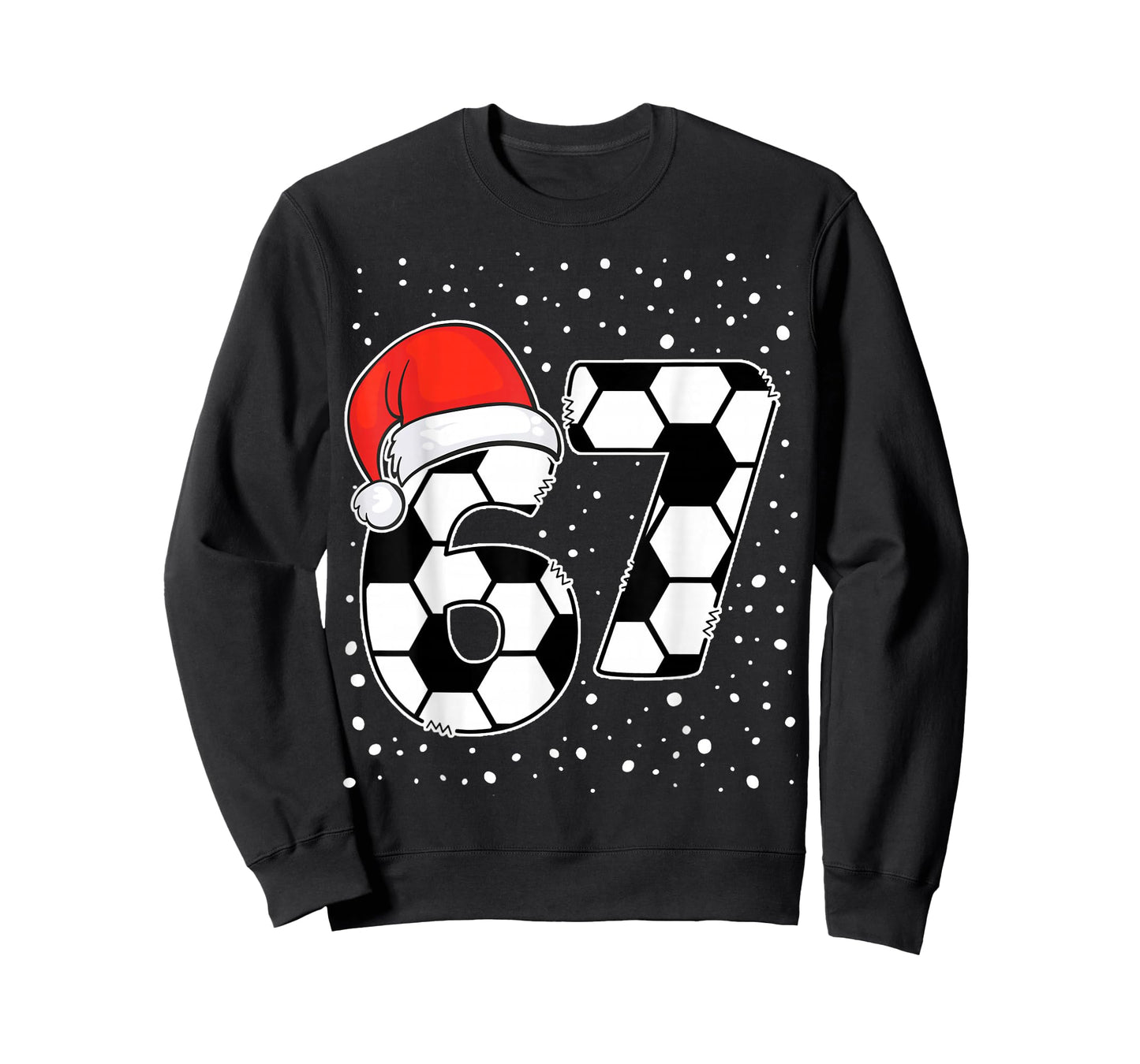 Christmas Football 67 Meme for Boys Girls Gen Alpha Trend T-Shirt
