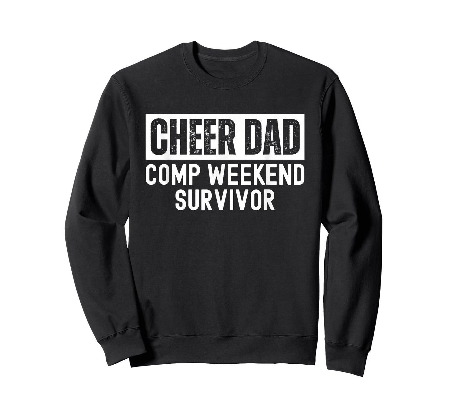 Cheer Dad Comp Weekend Survivor Cheerleading T-Shirt