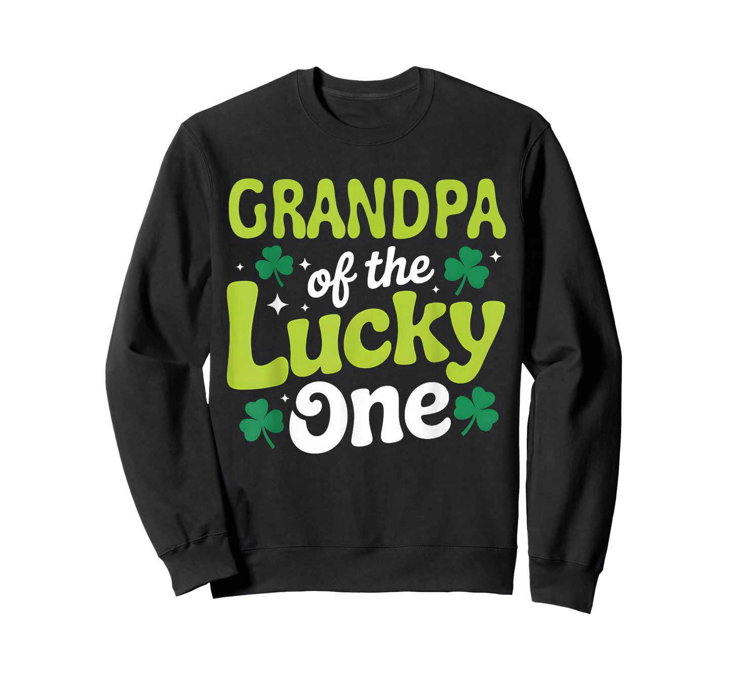 Grandpa of The Lucky One First Birthday St Patrick's Day T-Shirt
