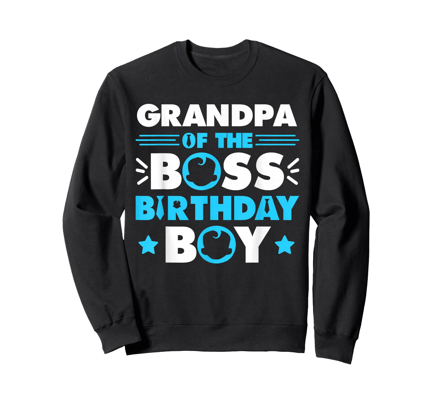 Grandpa of The Boss Birthday Boy Baby Family Matching T-Shirt