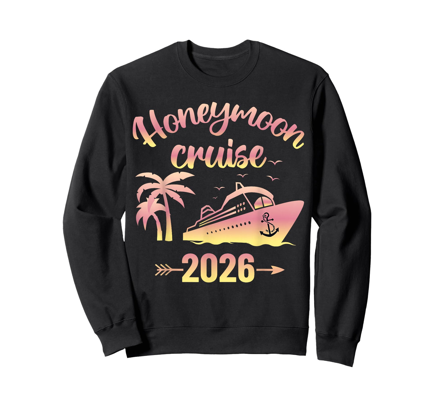 Honeymoon Cruise 2026 Newlyweds T-Shirt