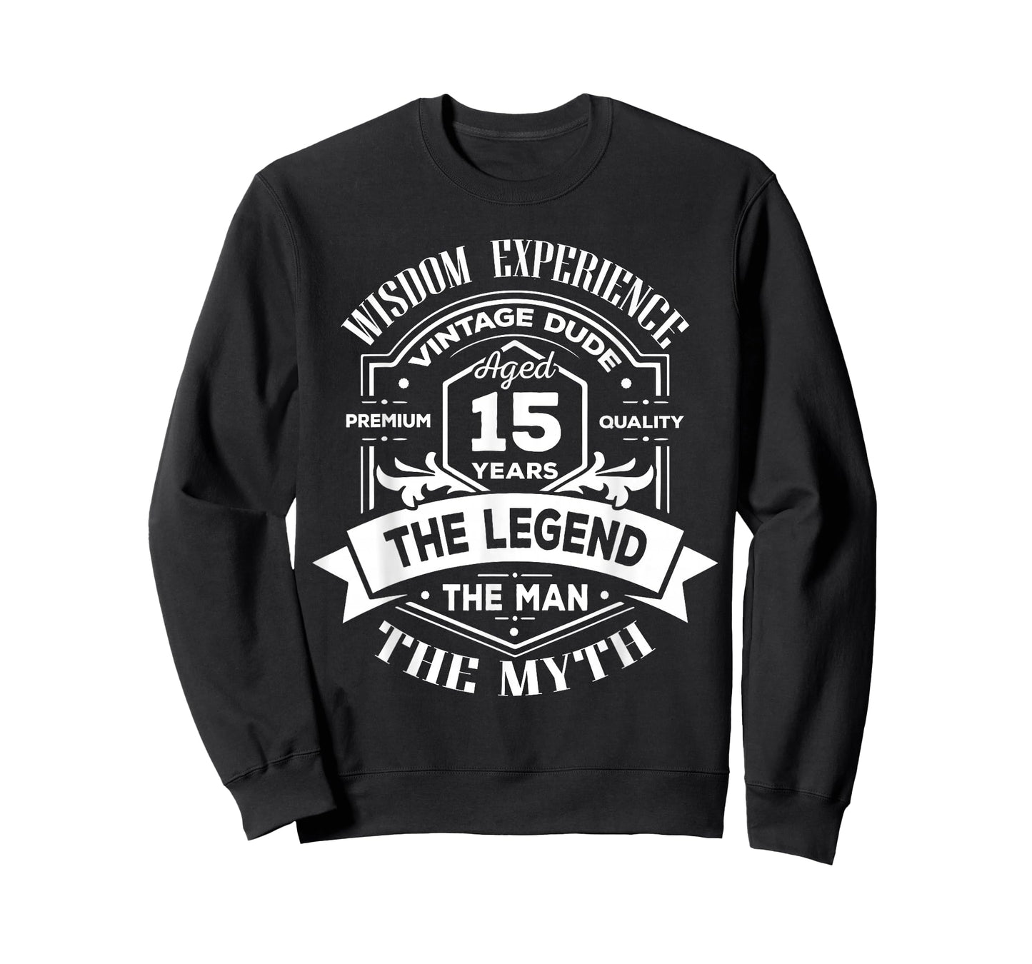 Vintage The Man Myth Legend 15 Birthday Tee for 15 Years Old T-Shirt