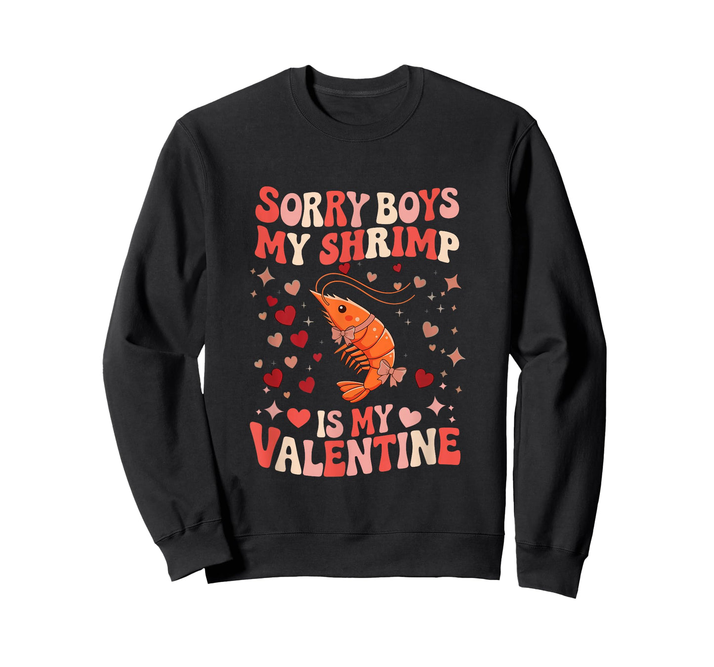 Sorry Shrimp is My Valentine Joke Boys Cute Animal Lover T-Shirt