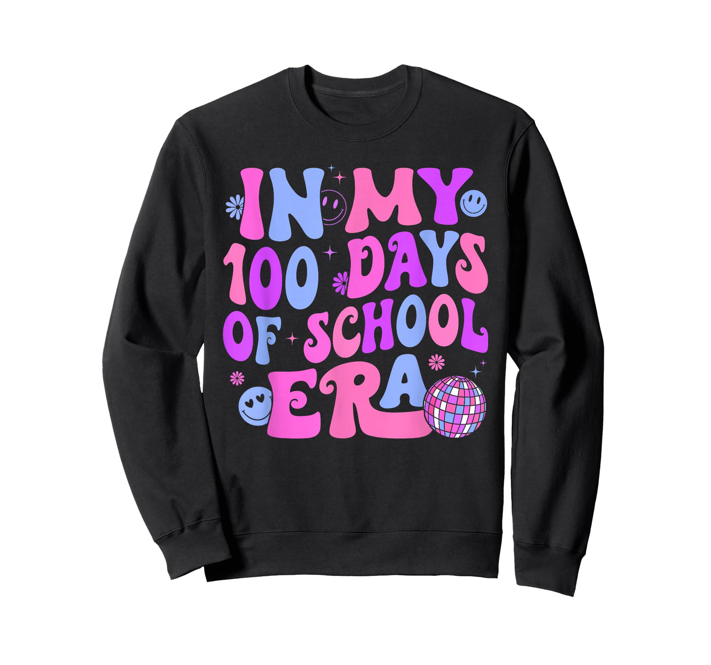 in My 100 Days of School Era Retro Disco 100th Day of School T-Shirt