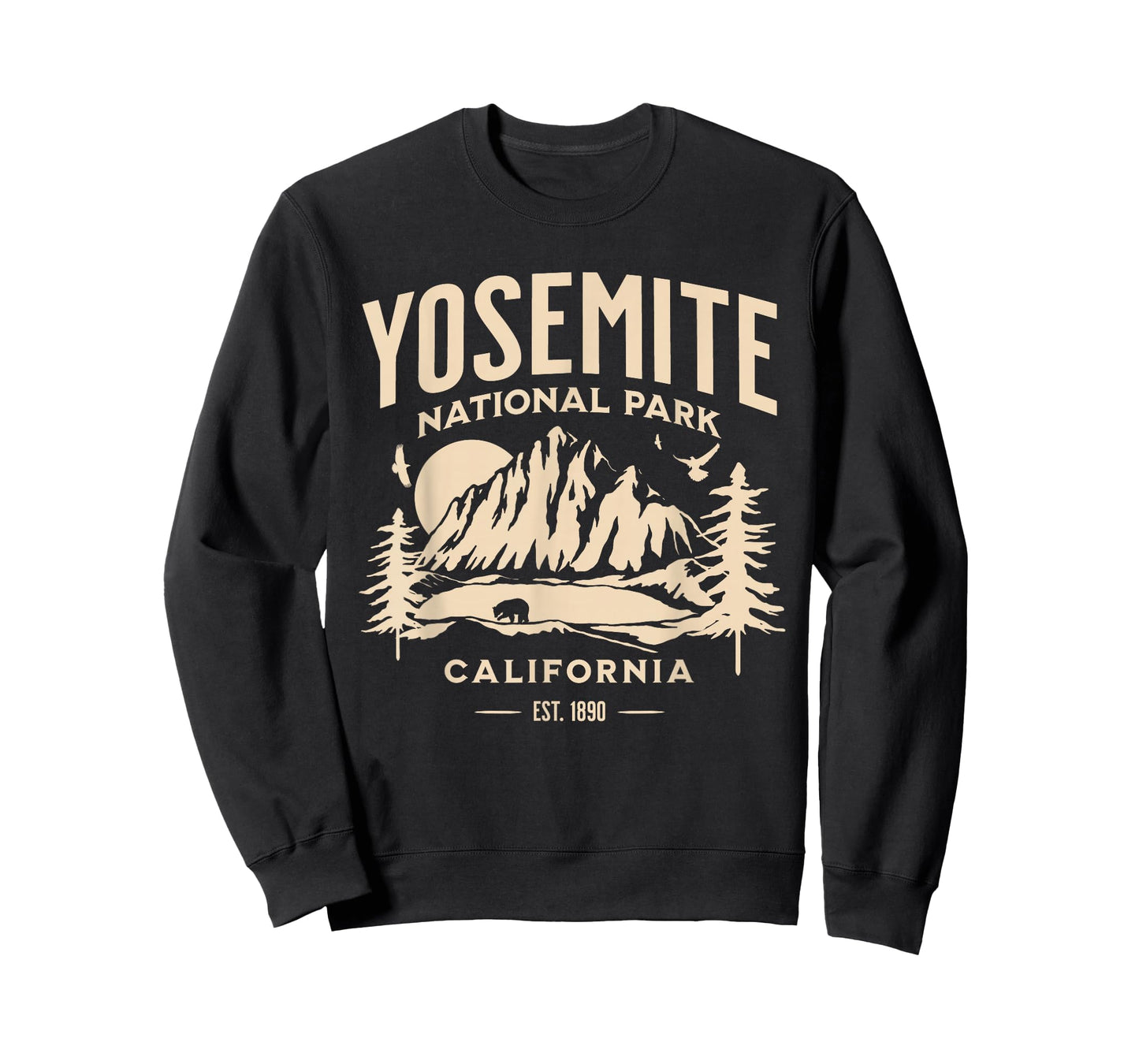 Yosemite National Park for Hiker, Camper and Nature Lovers T-Shirt