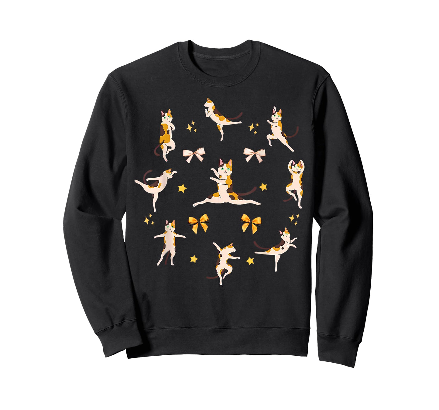 Cute Ballet Kitten Cat Dancing Ballerina Ballet Teacher Bow T-Shirt