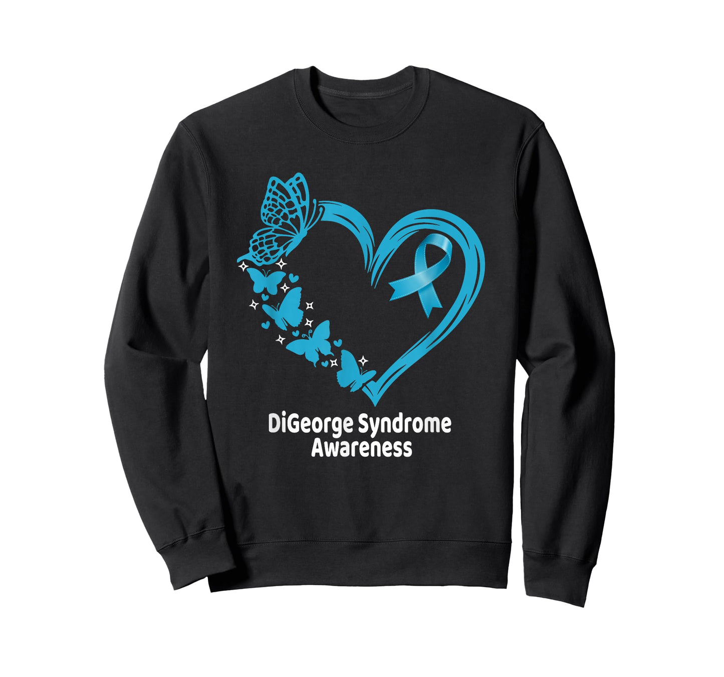 DiGeorge Syndrome Awareness Heart Butterfly T-Shirt