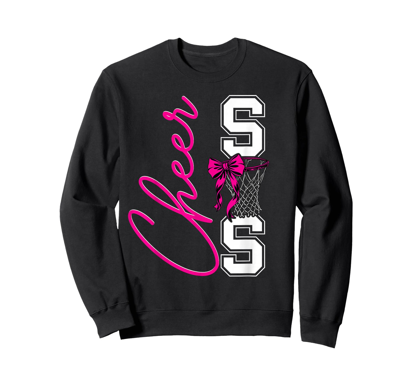Basketball Game Cheerleading Sport Cheer Sis Sister Pink T-Shirt