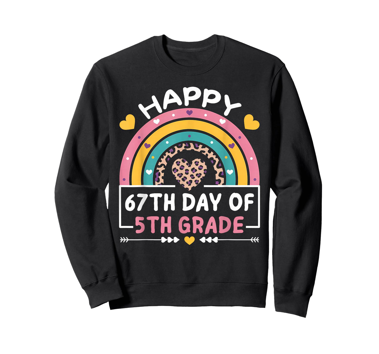 67 Days of School Happy 67th Day of 5th Grade Teacher T-Shirt