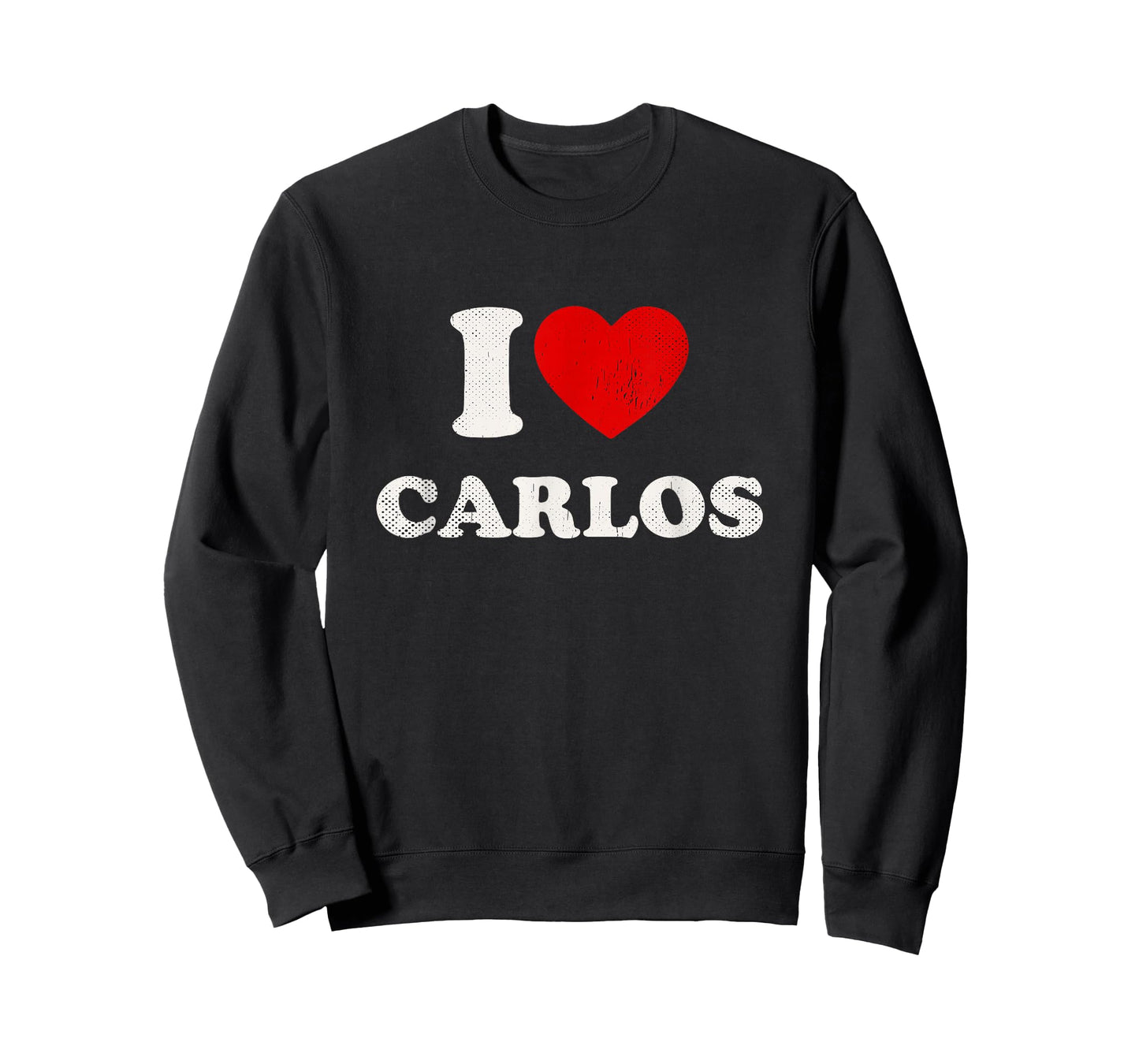 I Heart Carlos Boyfriend Y2K Vintage Big Heart Carlos T-Shirt
