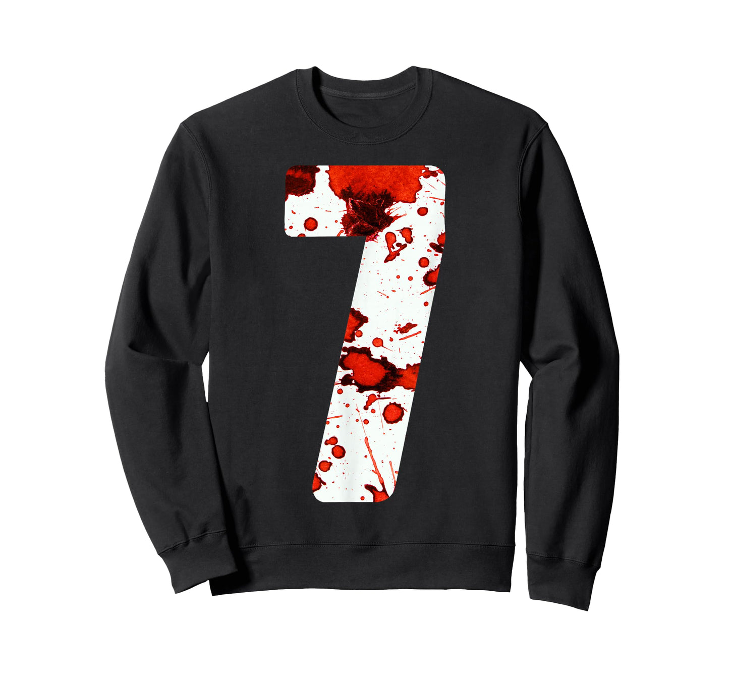 Fun Six Seven 6 7 Meme Design Couples Halloween Horror Blood T-Shirt