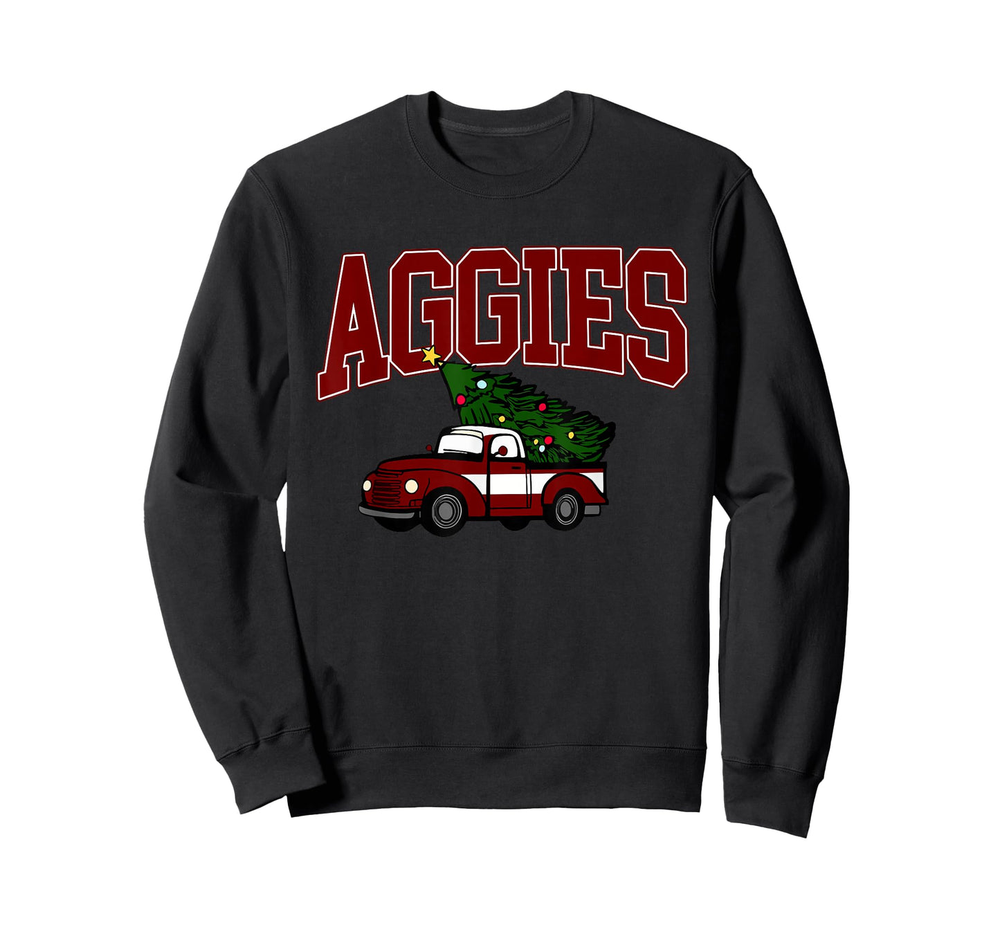 Retro Aggies Men Women Kids Pajamas Ugly Christmas T-Shirt