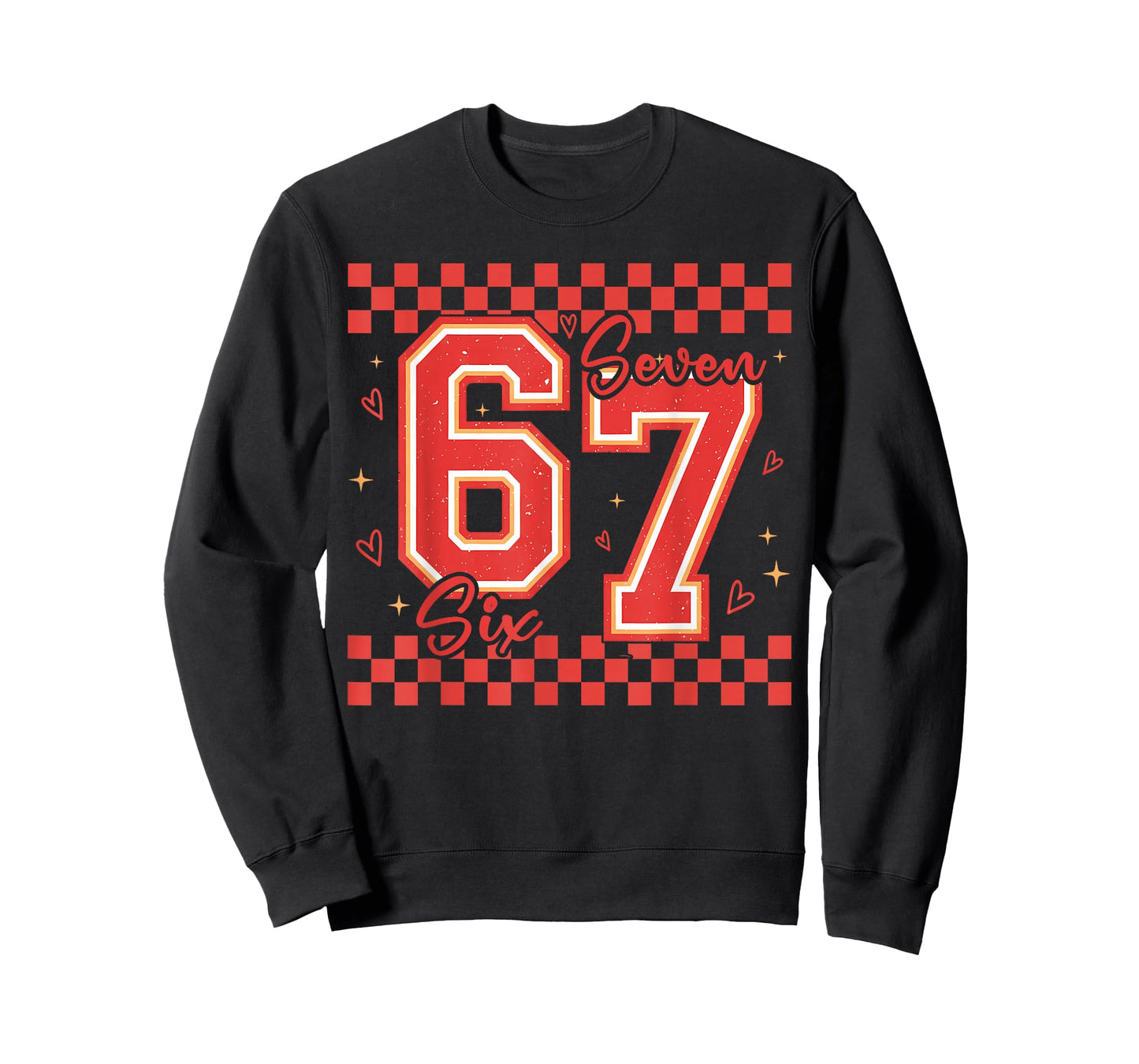 Six Seven 67 Meme Cool Valentine’s for Teens Boys Girls Kids T-Shirt