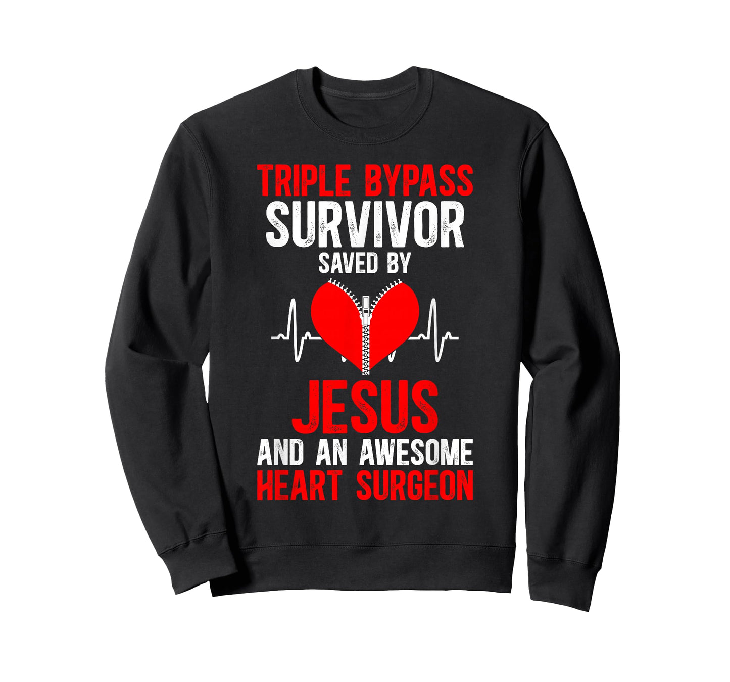 Triple Bypass Surgery Survivor Saved by Jesus T-Shirt