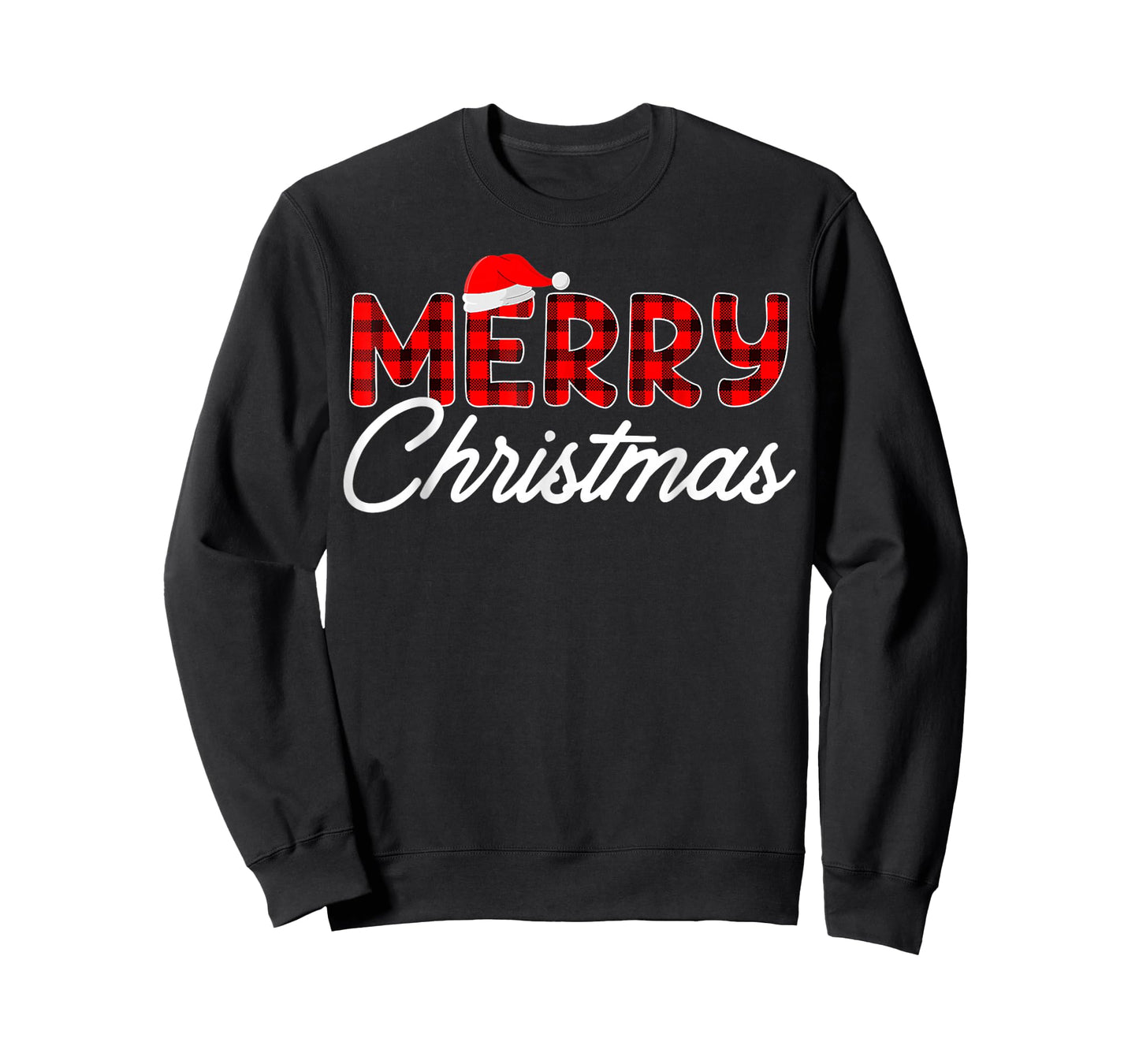Merry Christmas Buffalo Plaid T-Shirt