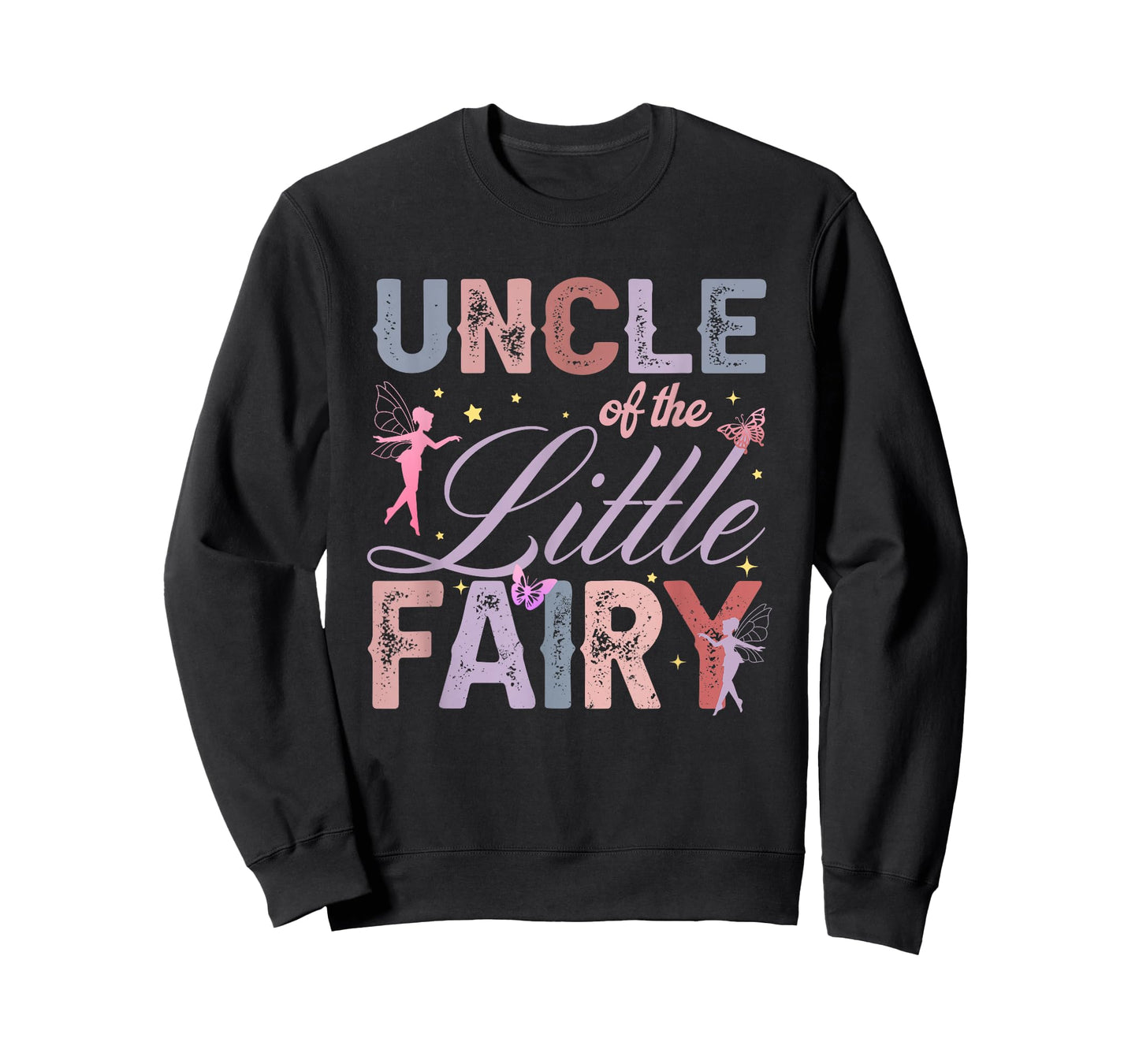 Uncle of The Little Fairy 1St Birthday Girl Fairytale T-Shirt