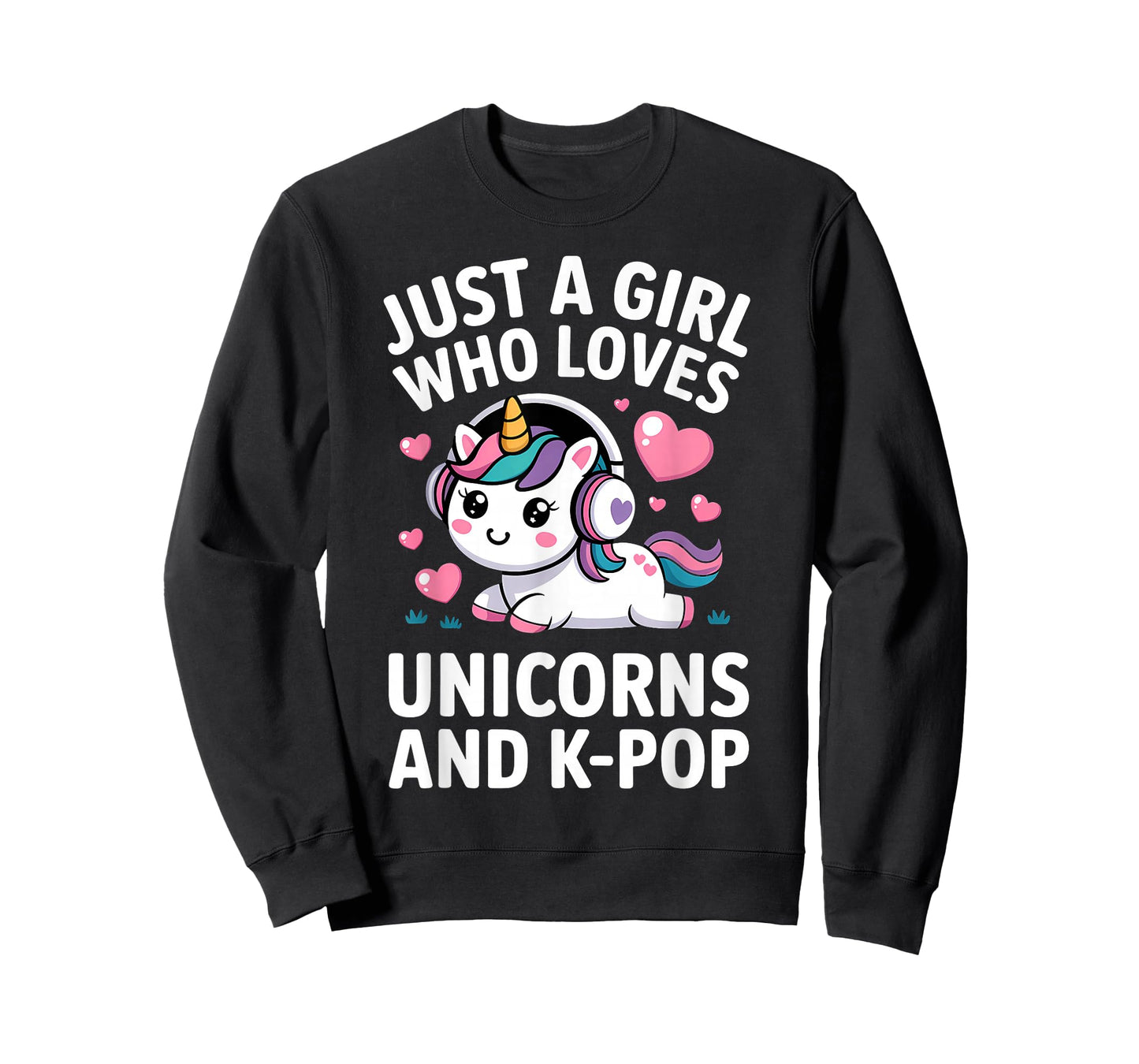 K-Pop Just A Girl Who Loves Unicorns and K-Pop K Pop Kpop T-Shirt