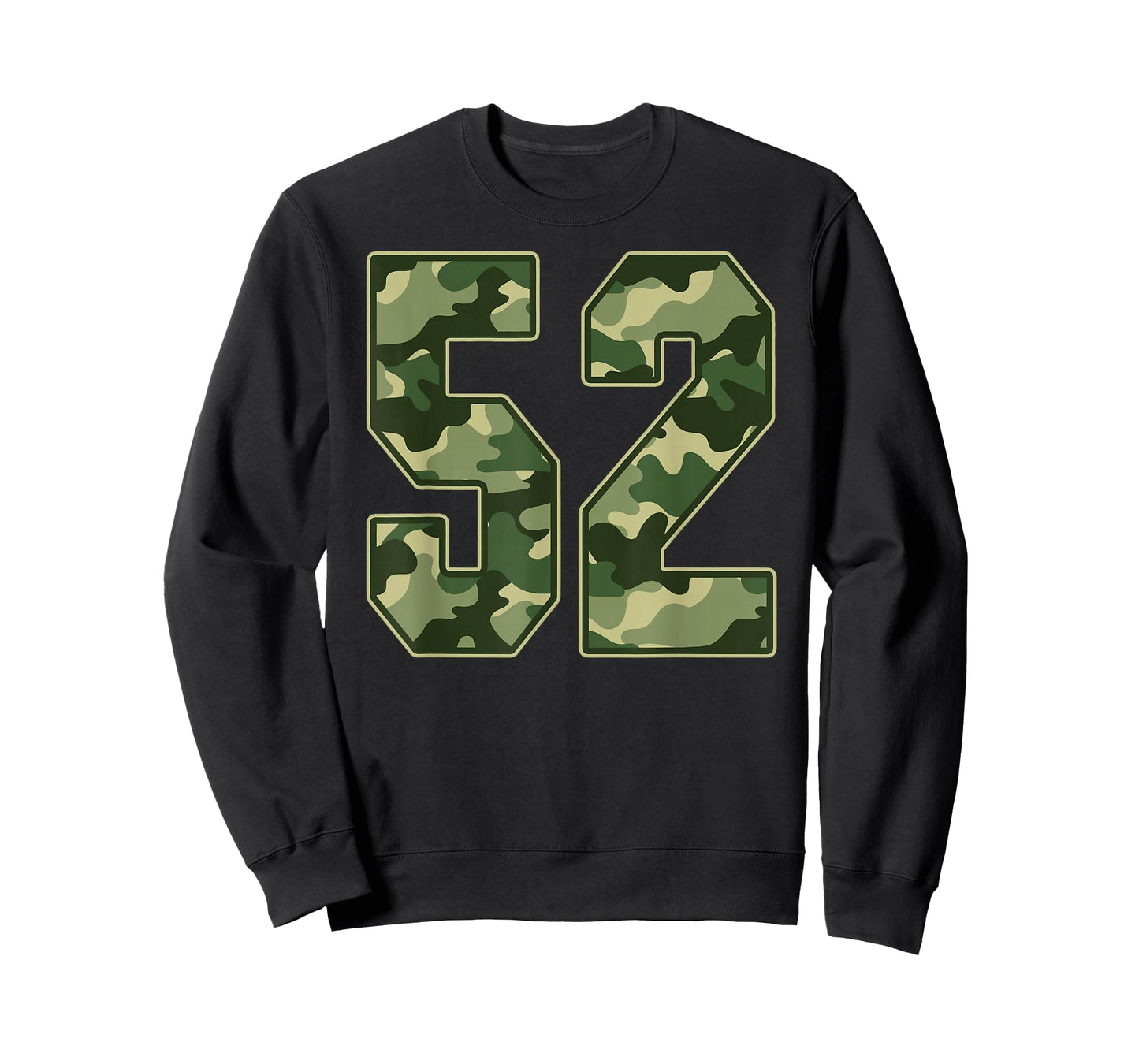 Camo #52 Jersey Number 52 Uniform Fan Favorite Player T-Shirt
