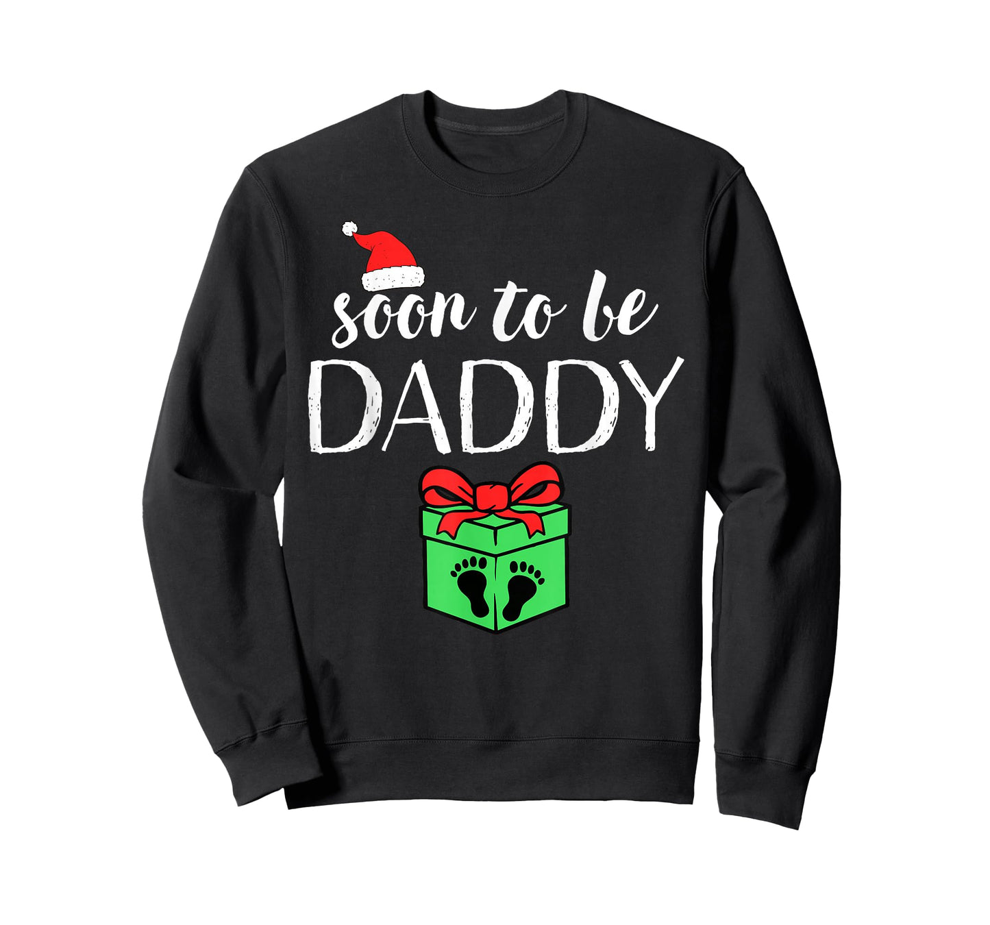 Soon to Be Daddy Christmas Funny Pregnancy Announcement Dad T-Shirt