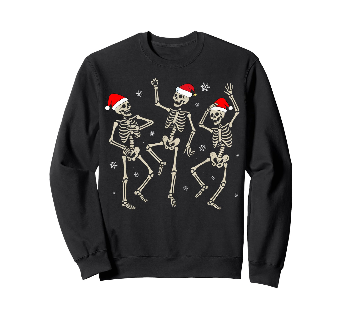Christmas Skeleton Dancing Xmas 2025 Mens Women Kids T-Shirt