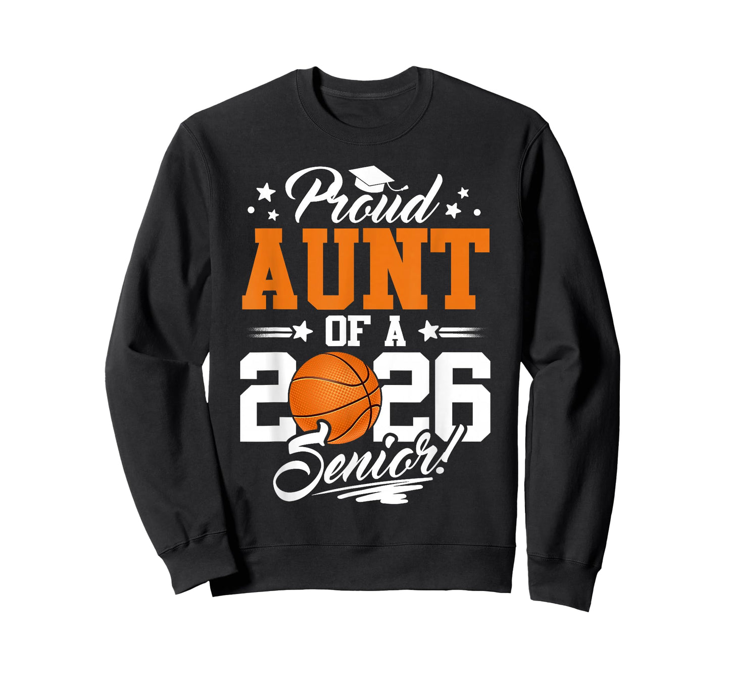 Proud Aunt of A 2026 Senior Graduate Basketball T-Shirt
