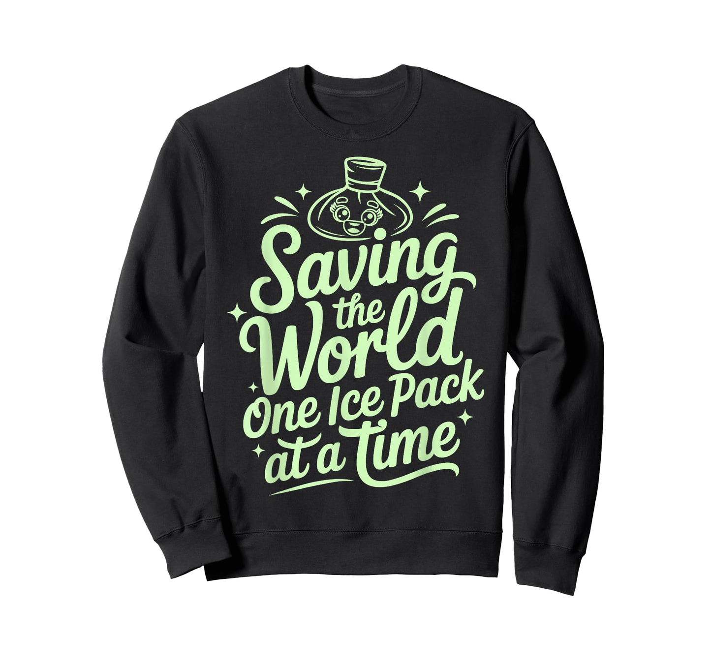 Saving The World One Ice Pack at A Time Funny School Nurse T-Shirt