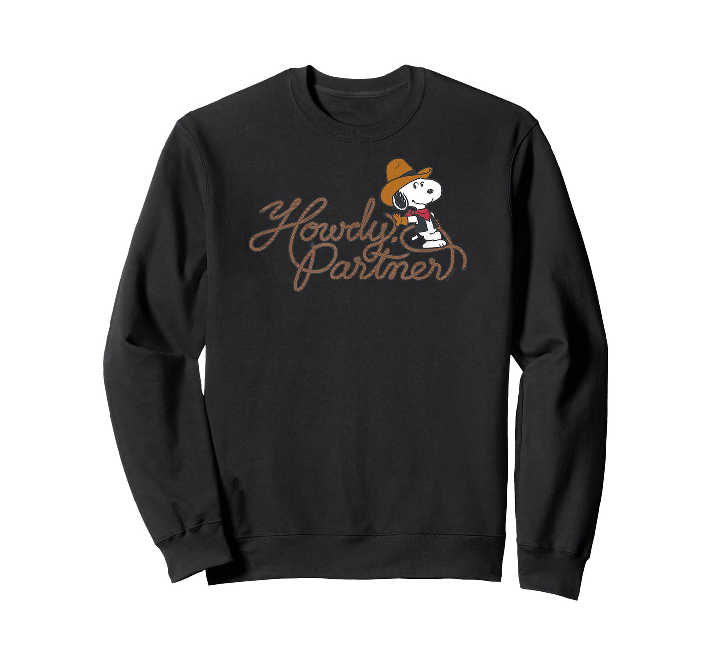 Snoopy Howdy Partner Cowboy Style T-Shirt