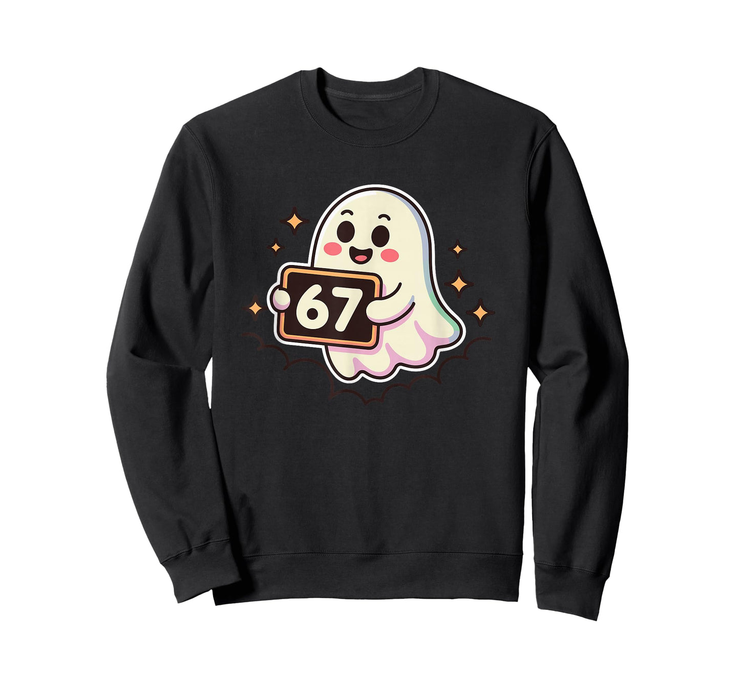 Cartoon Ghost 67 Meme T-Shirt