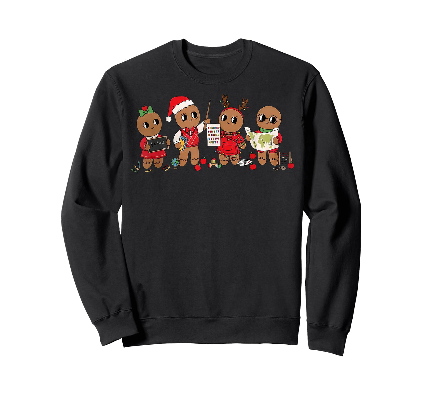 Cute Gingerbread Classroom Christmas Holiday Teacher School T-Shirt