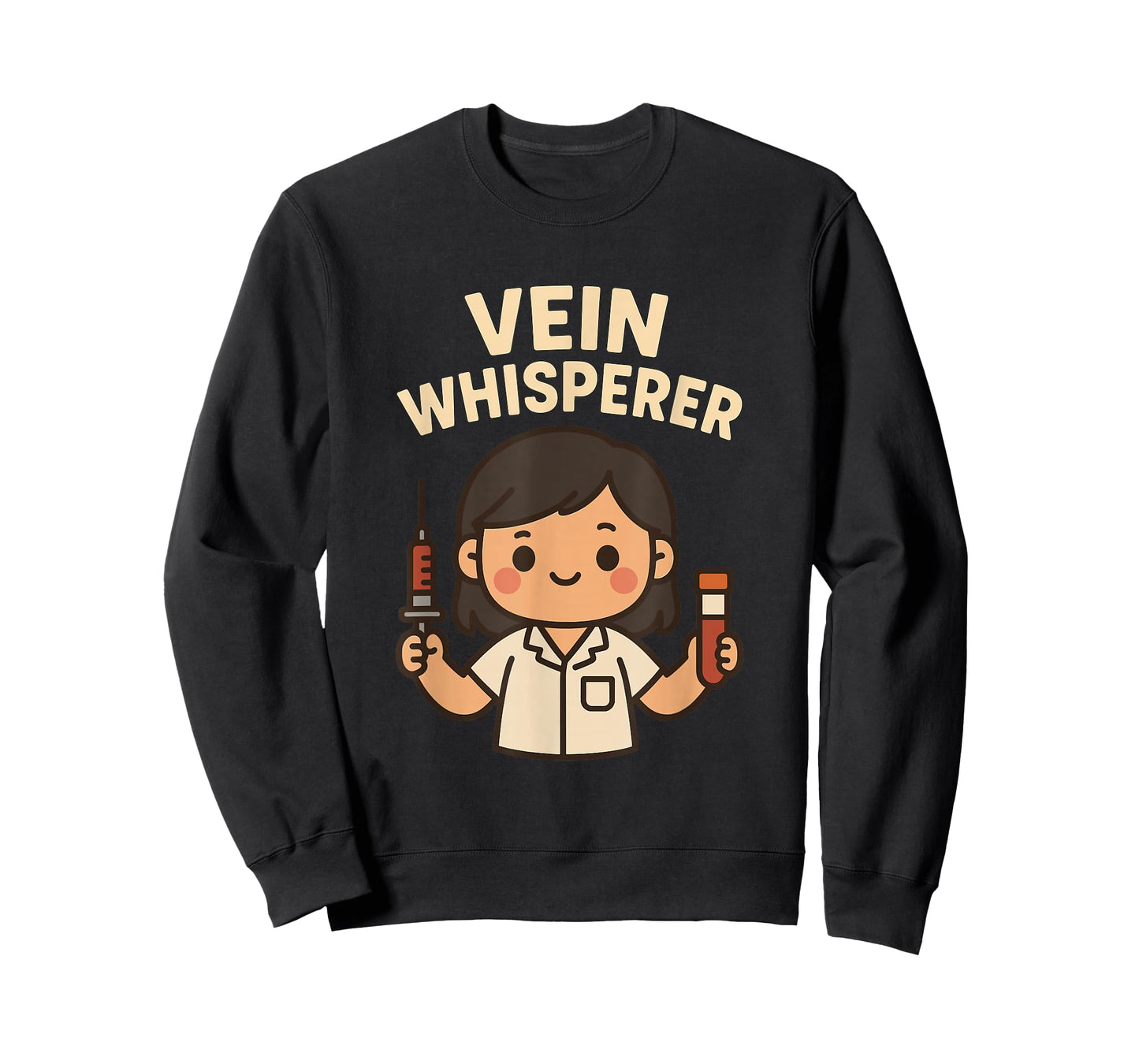 Funny Kawaii Phlebotomist Woman Blood Draw Nurse Phlebotomy T-Shirt