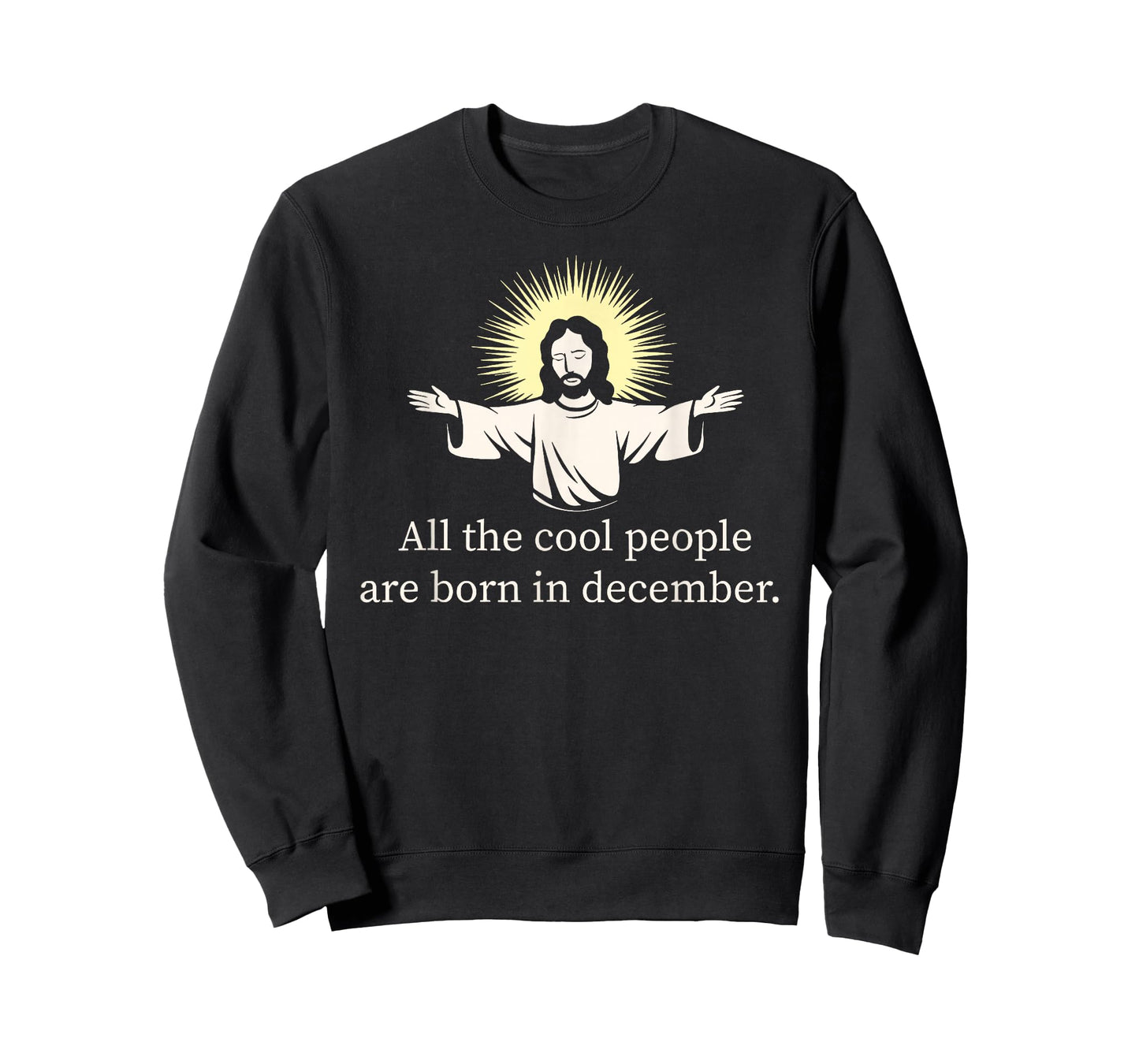 Cool People are Born in December Christian Jesus Christmas T-Shirt