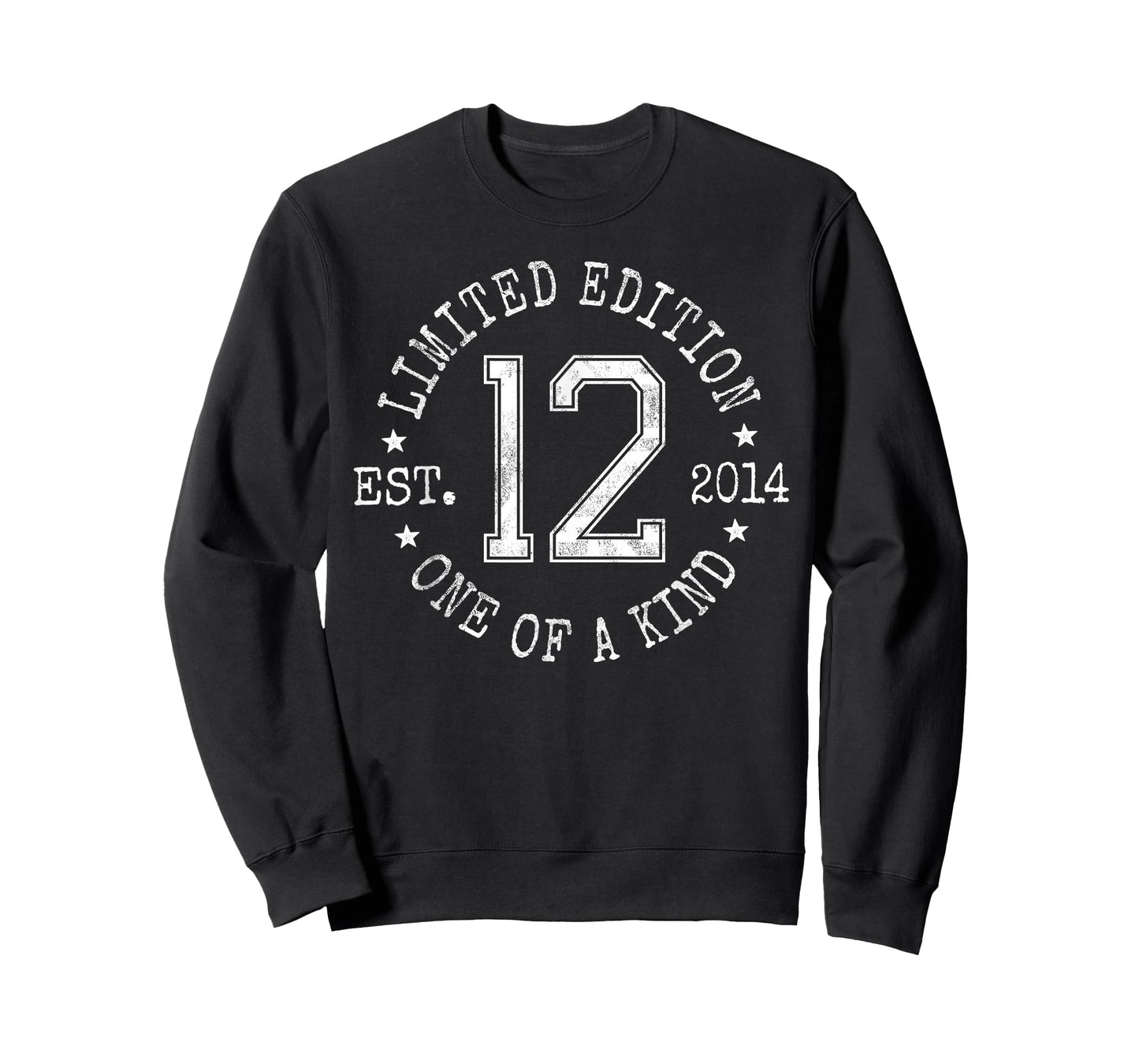 Limited Edition Est 2014 One of a Kind 12th Birthday T-Shirt